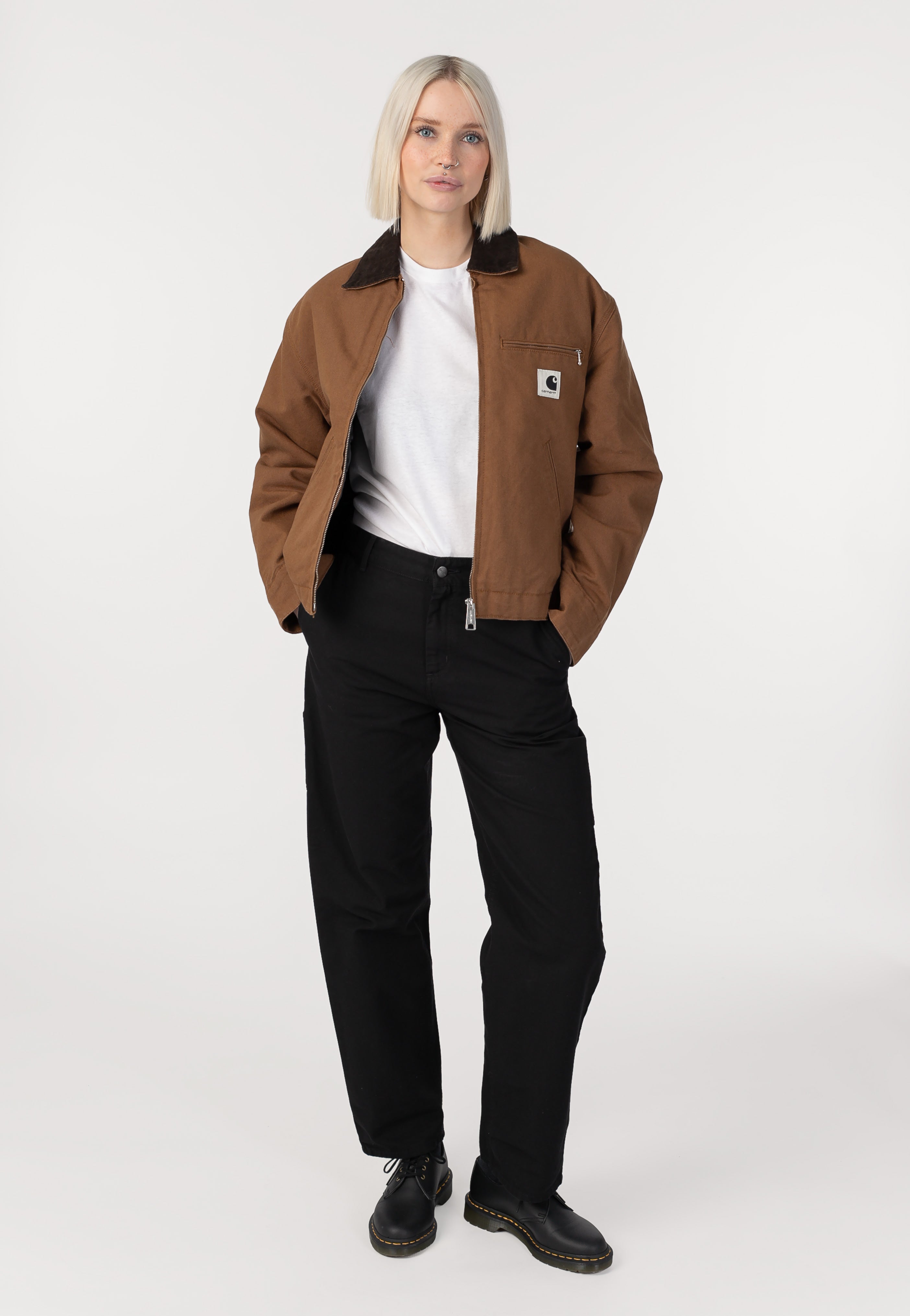Carhartt WIP - W' OG Detroit Rinsed Wip H Brown/Tobacco - Jacket | Women-Image