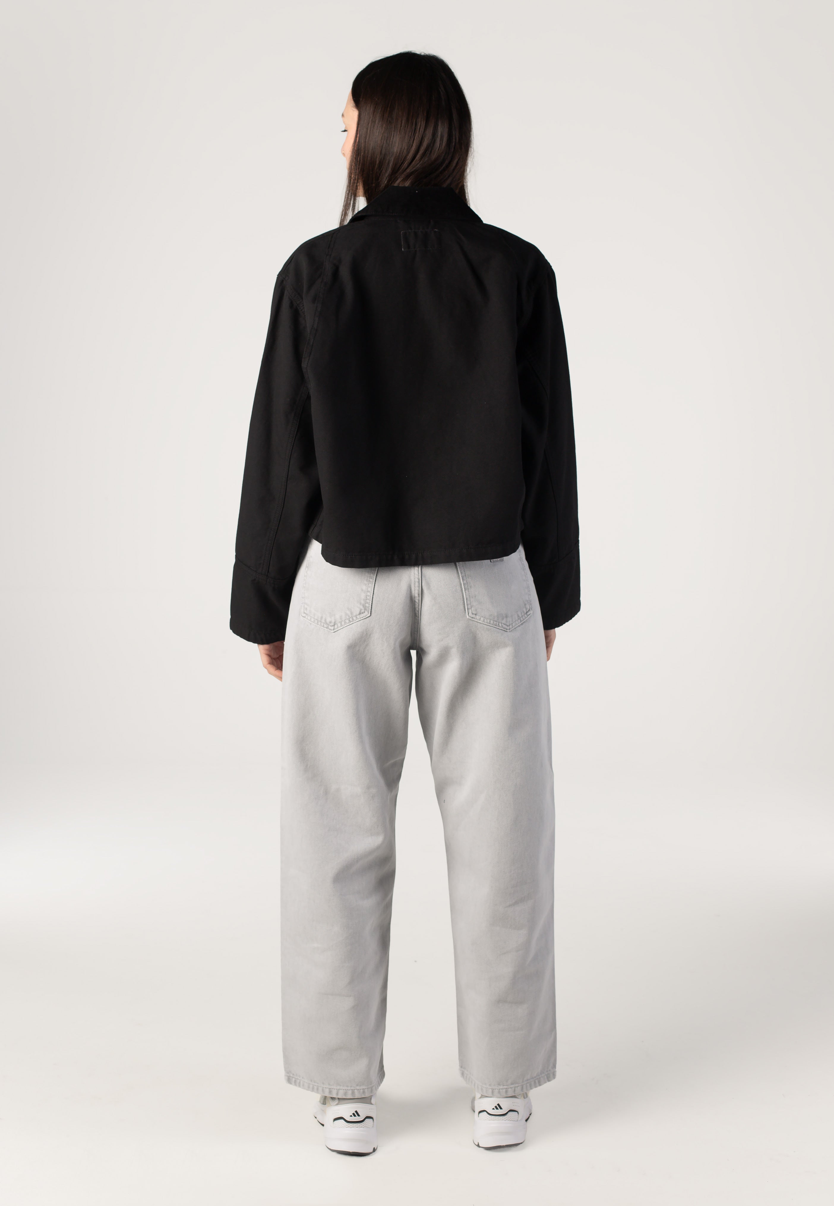 Carhartt WIP - W' Prescott Garment Dyed Black/Black - Jacket | Women-Image