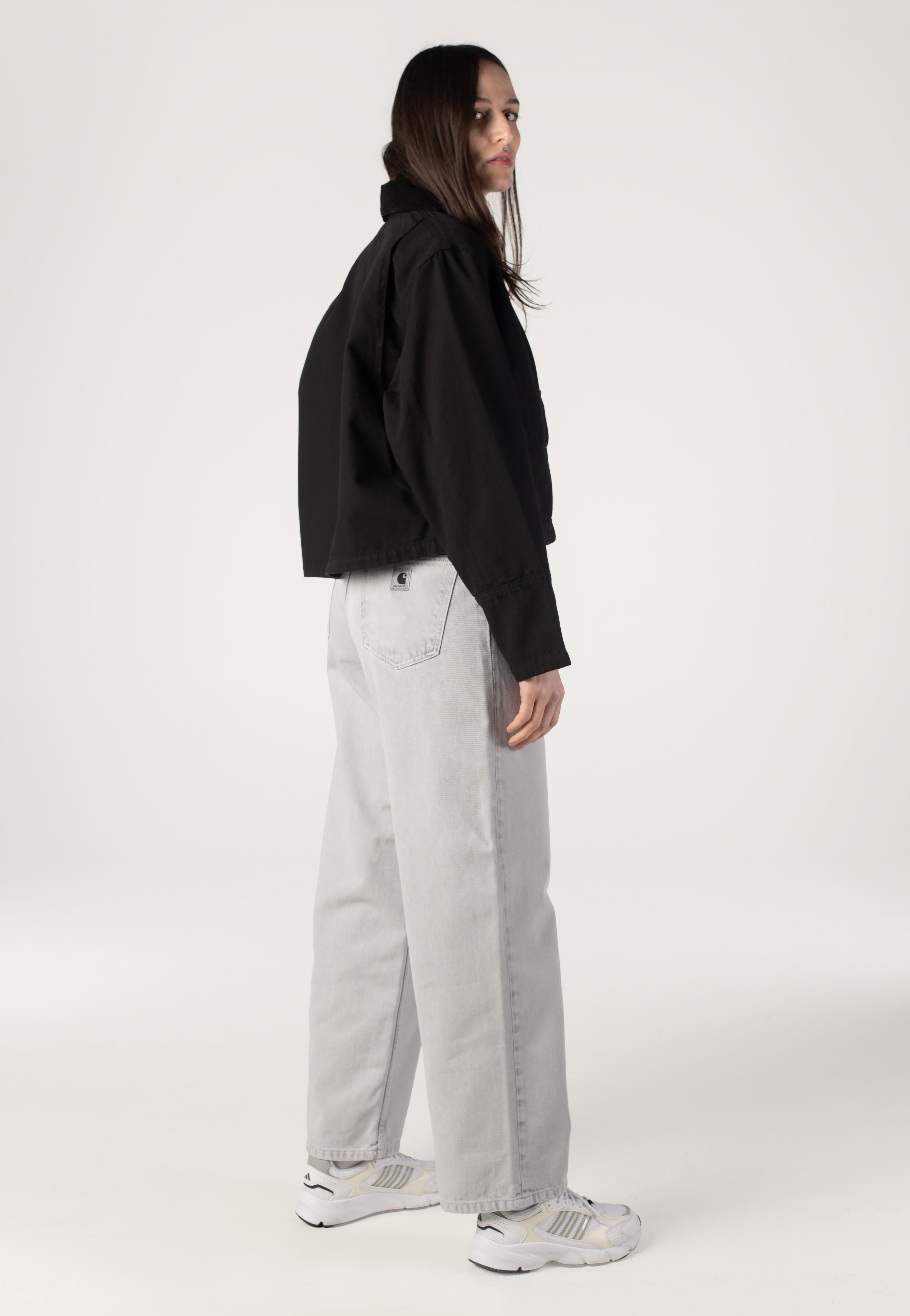 Carhartt WIP - W' Prescott Garment Dyed Black/Black - Jacket | Women-Image