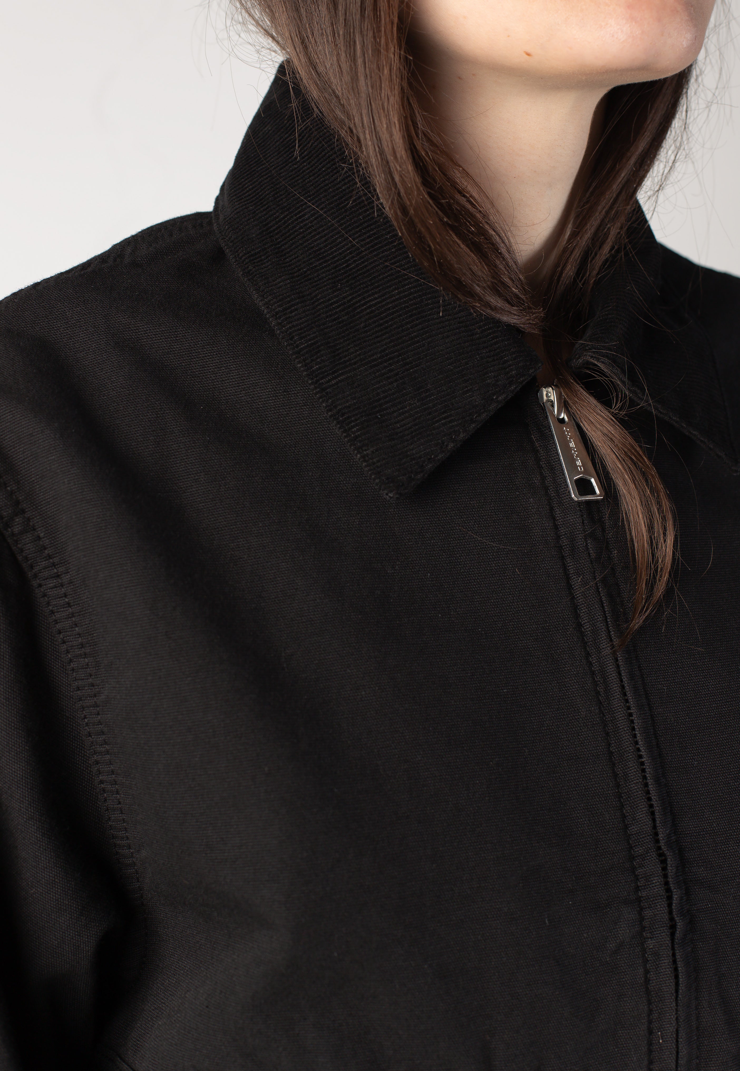 Carhartt WIP - W' Prescott Garment Dyed Black/Black - Jacket | Women-Image