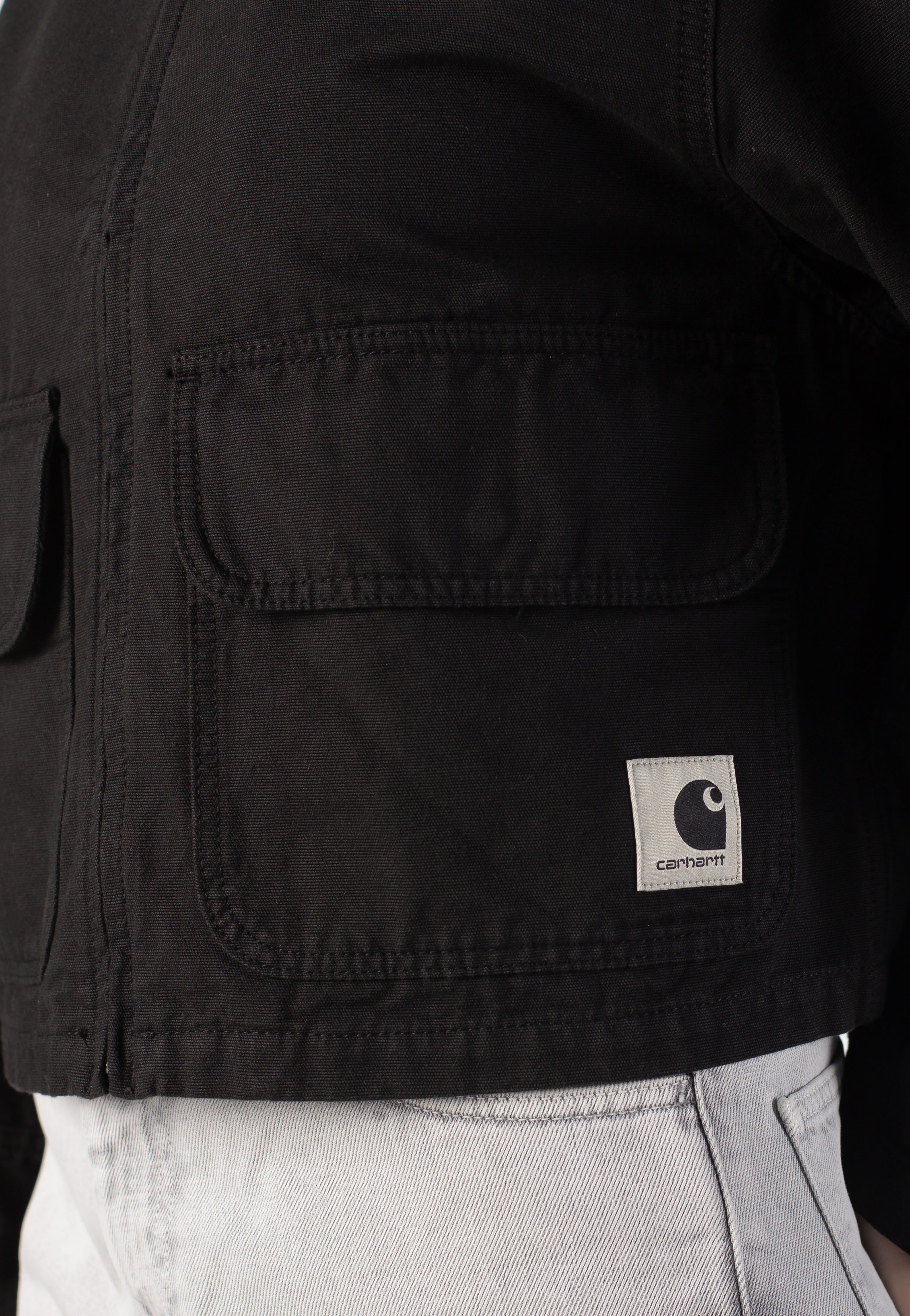 Carhartt WIP - W' Prescott Garment Dyed Black/Black - Jacket | Women-Image