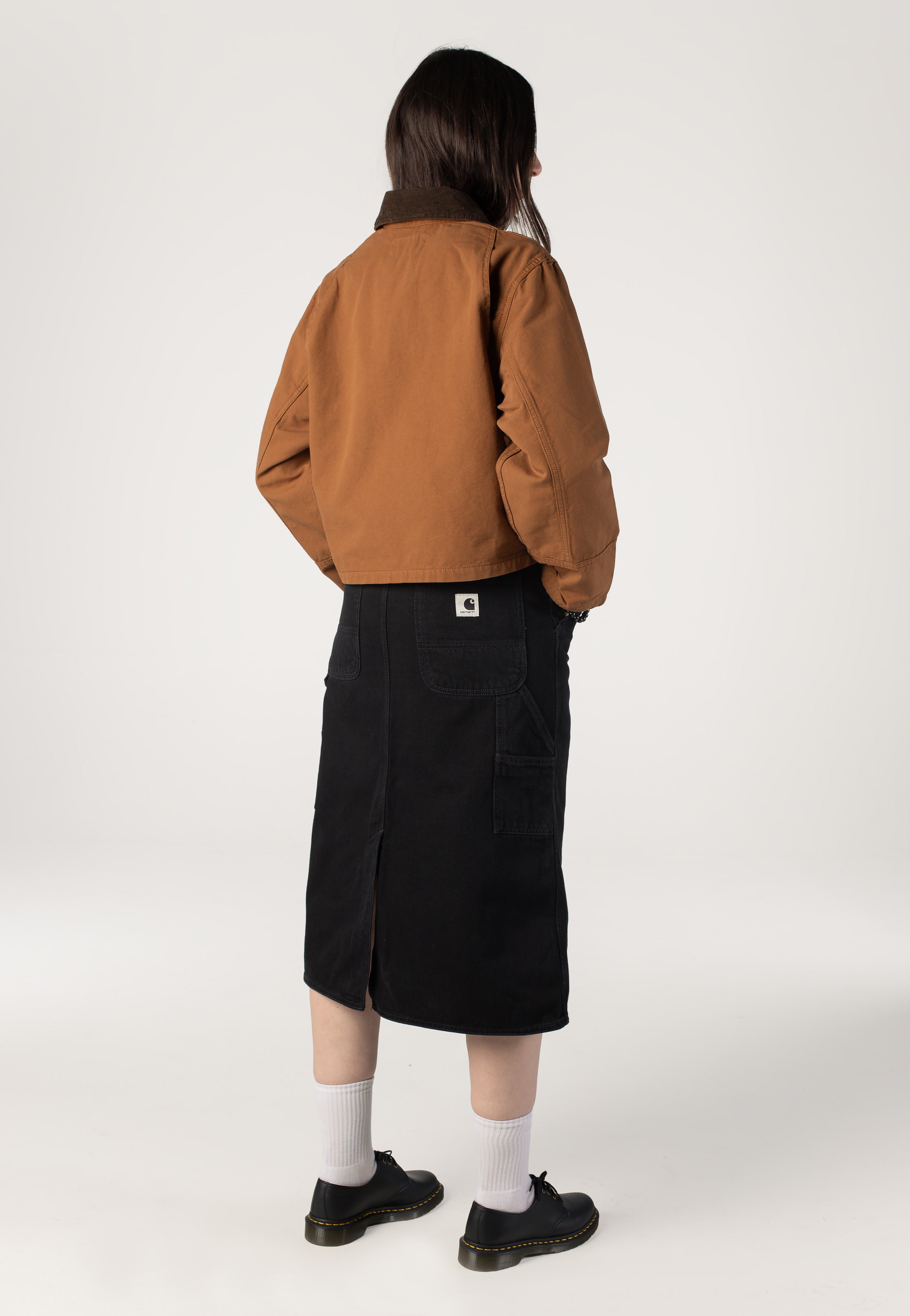 Carhartt WIP - W' Prescott Garment Dyed Hamilton Brown/Tobacco - Jacket | Women-Image