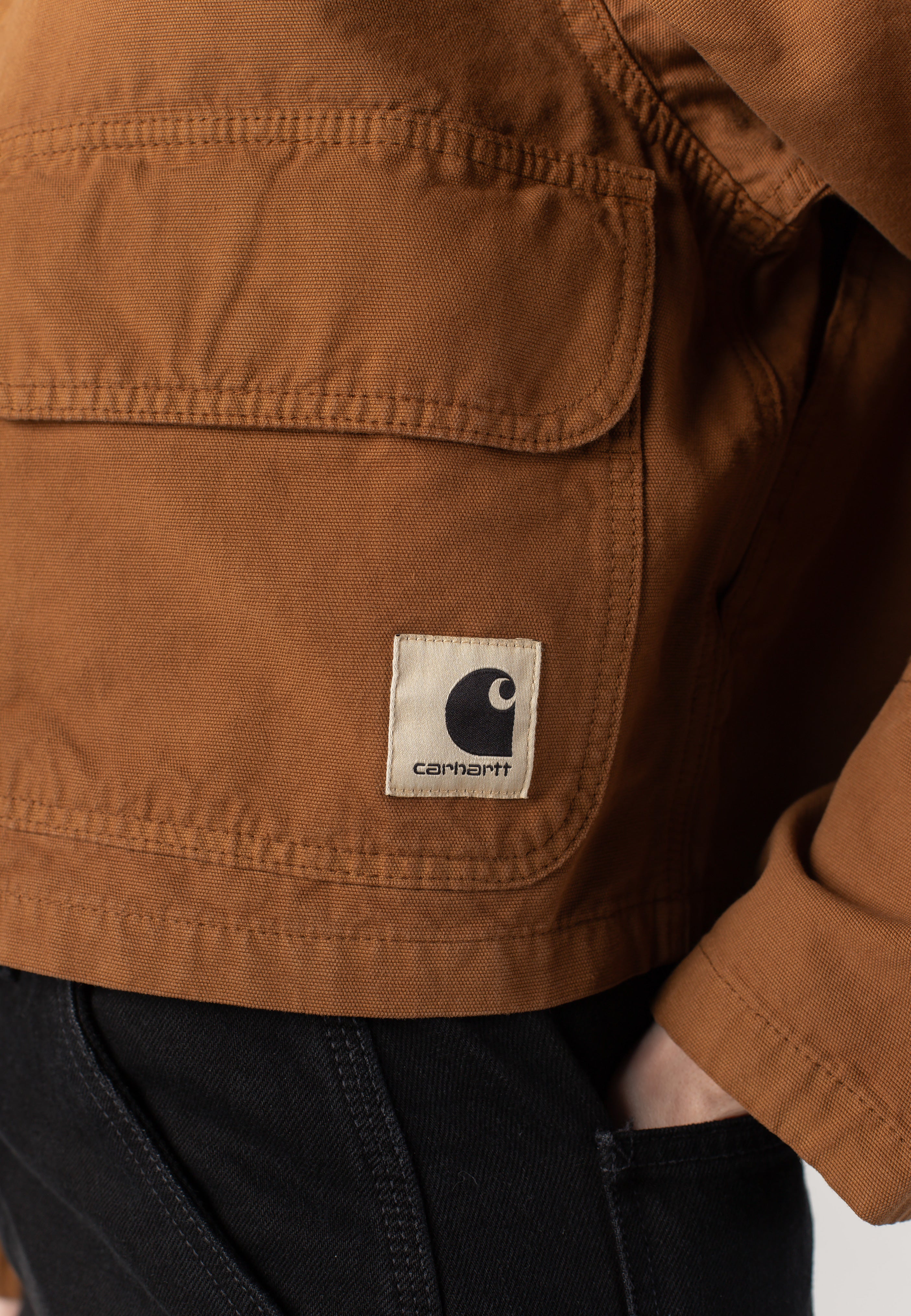 Carhartt WIP - W' Prescott Garment Dyed Hamilton Brown/Tobacco - Jacket | Women-Image
