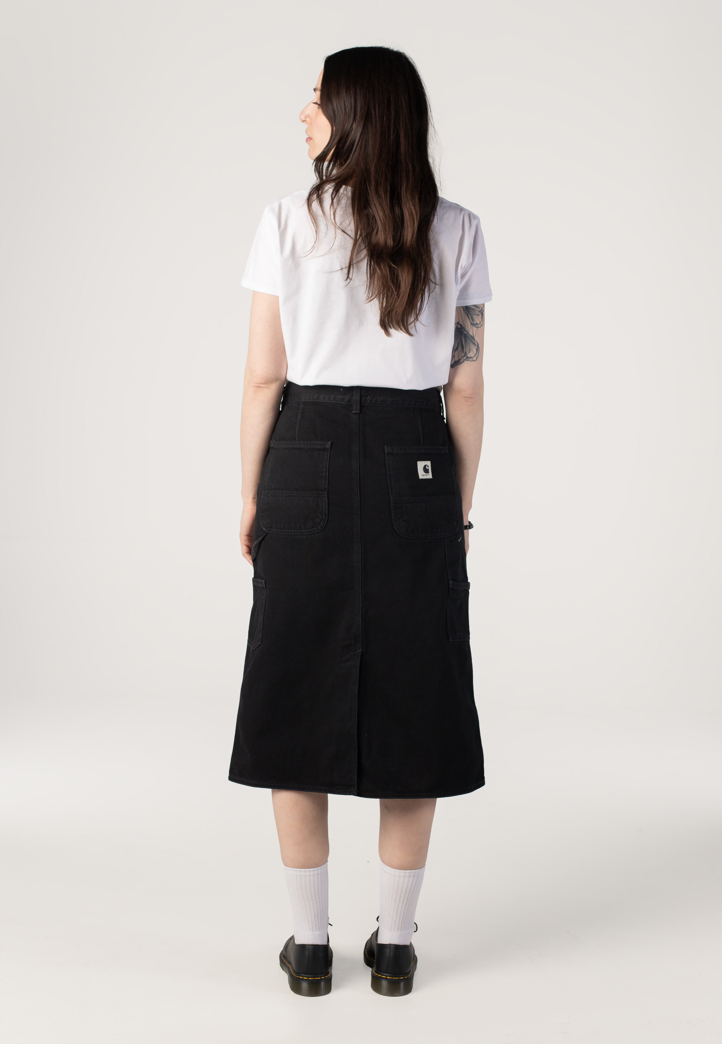 Carhartt WIP - W' Single Knee Stone Washed Black - Skirt | Women-Image