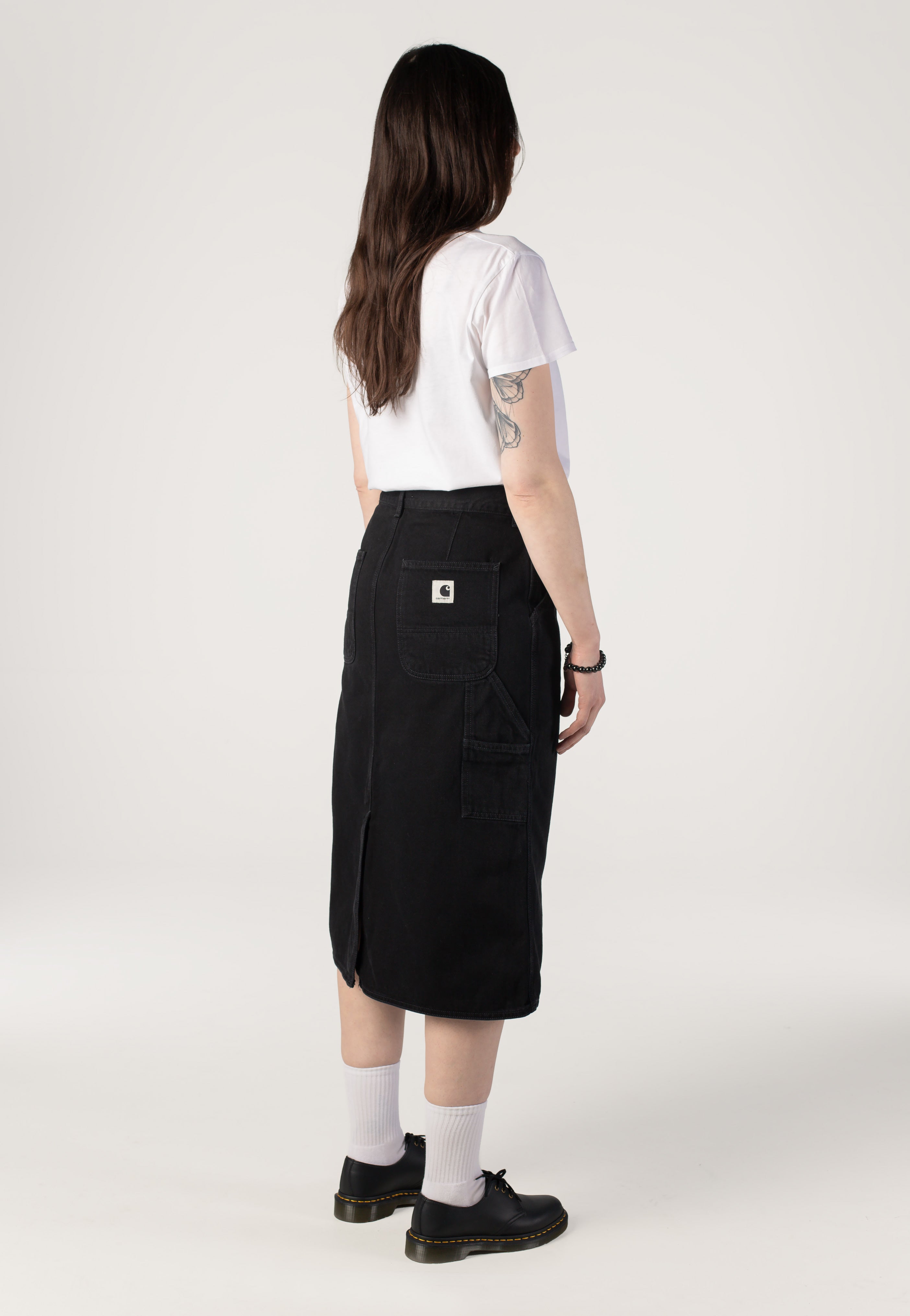 Carhartt WIP - W' Single Knee Stone Washed Black - Skirt | Women-Image