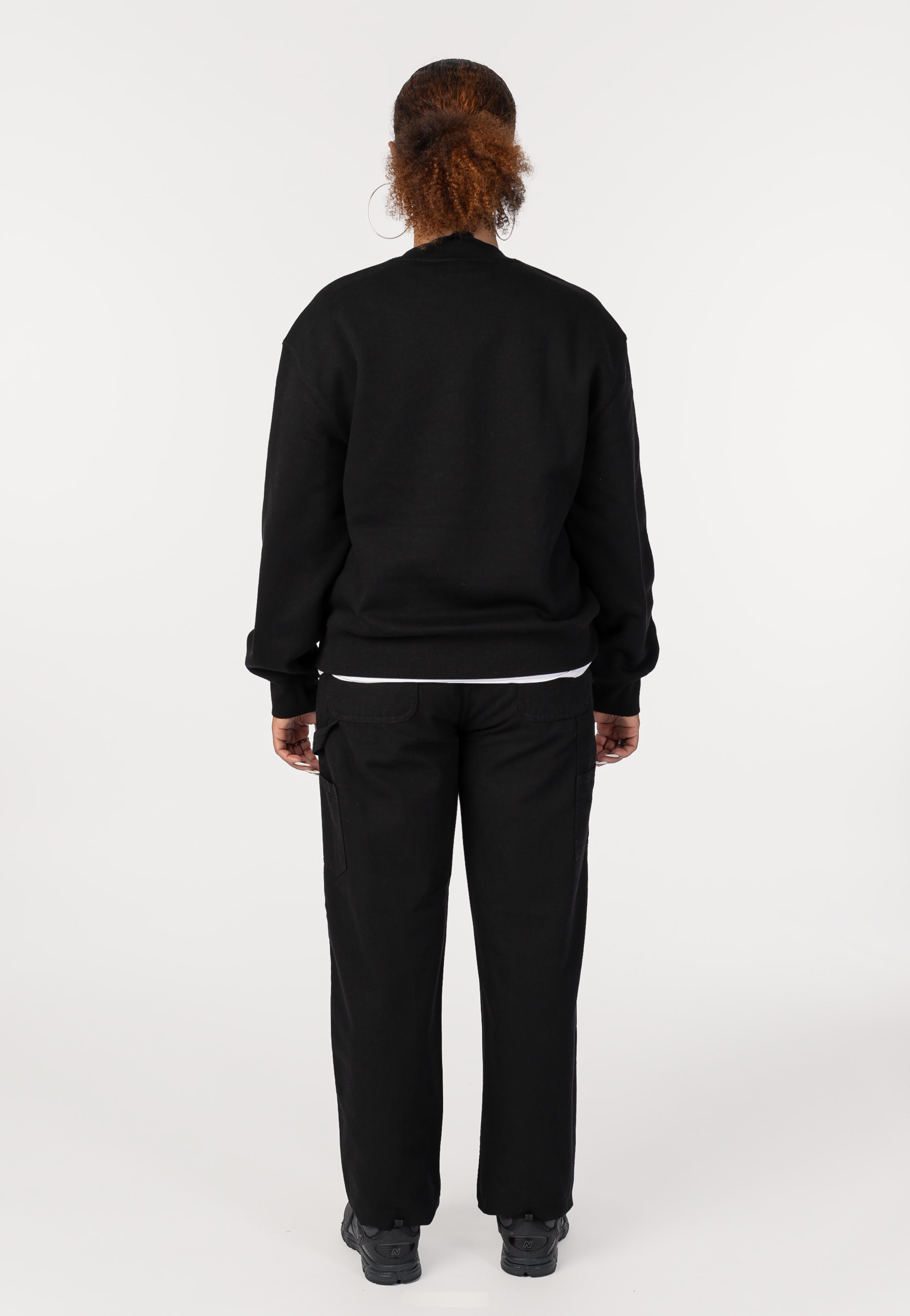 Carhartt WIP - W' Small Heart Patch Black/Black - Sweater | Women-Image