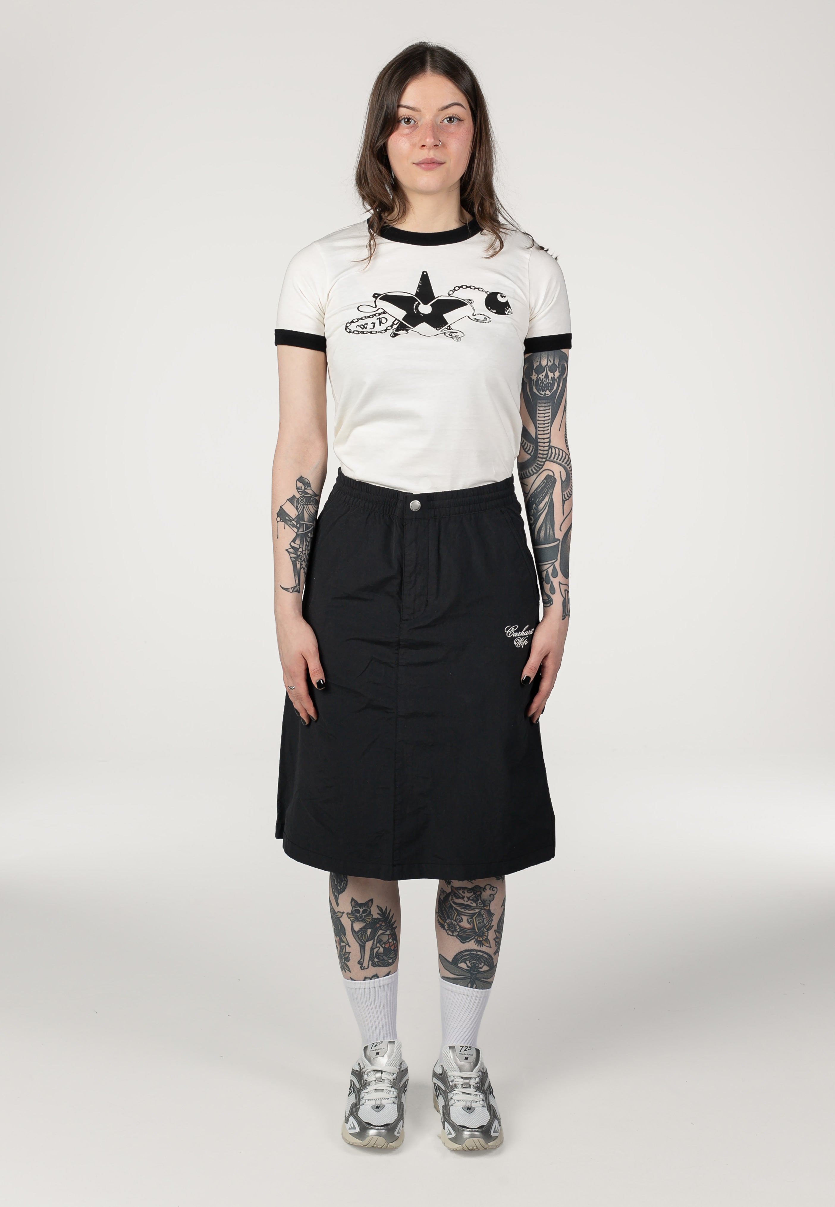 Carhartt WIP - W' Travon Black/Wax - Skirt | Women-Image