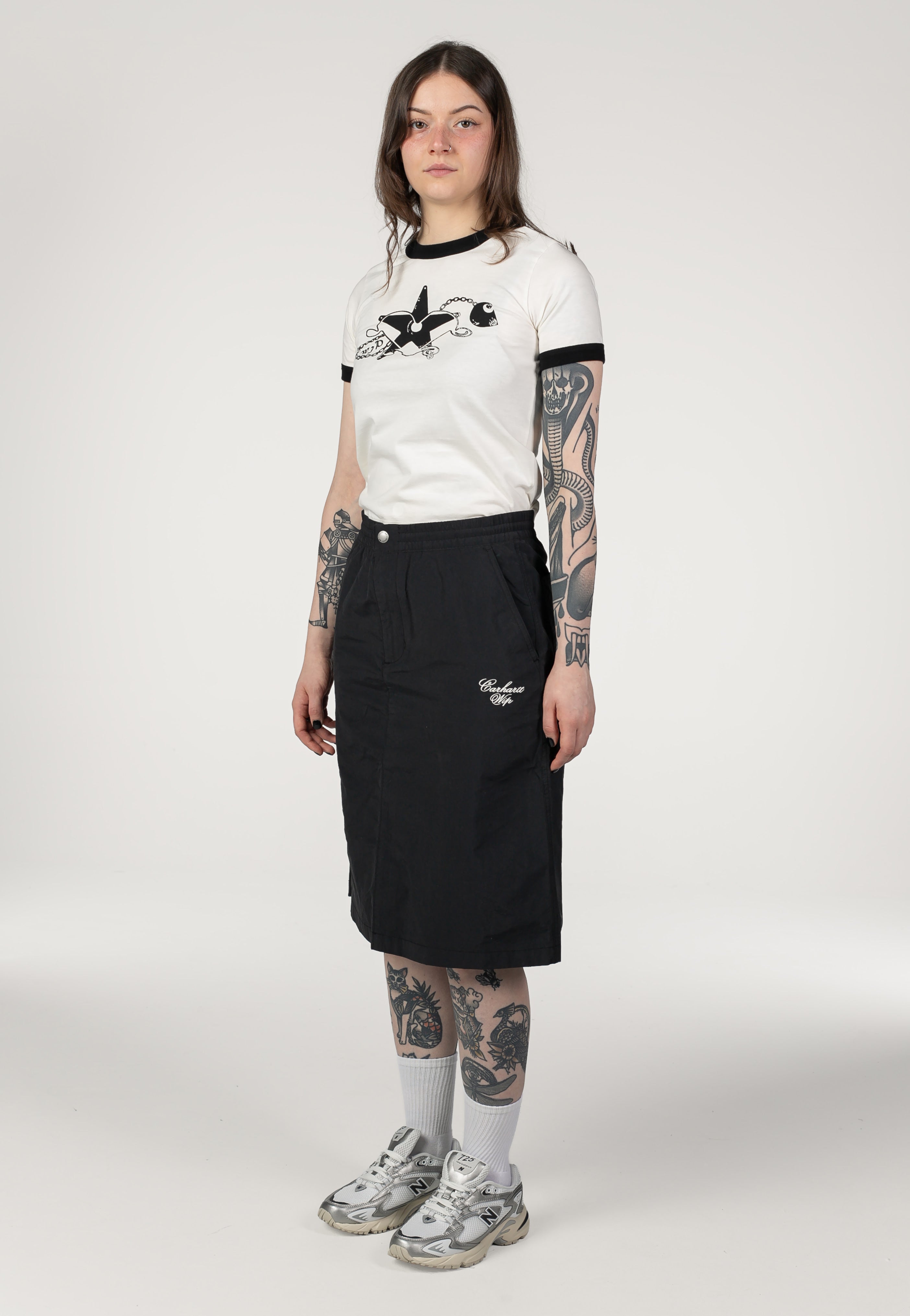 Carhartt WIP - W' Travon Black/Wax - Skirt | Women-Image