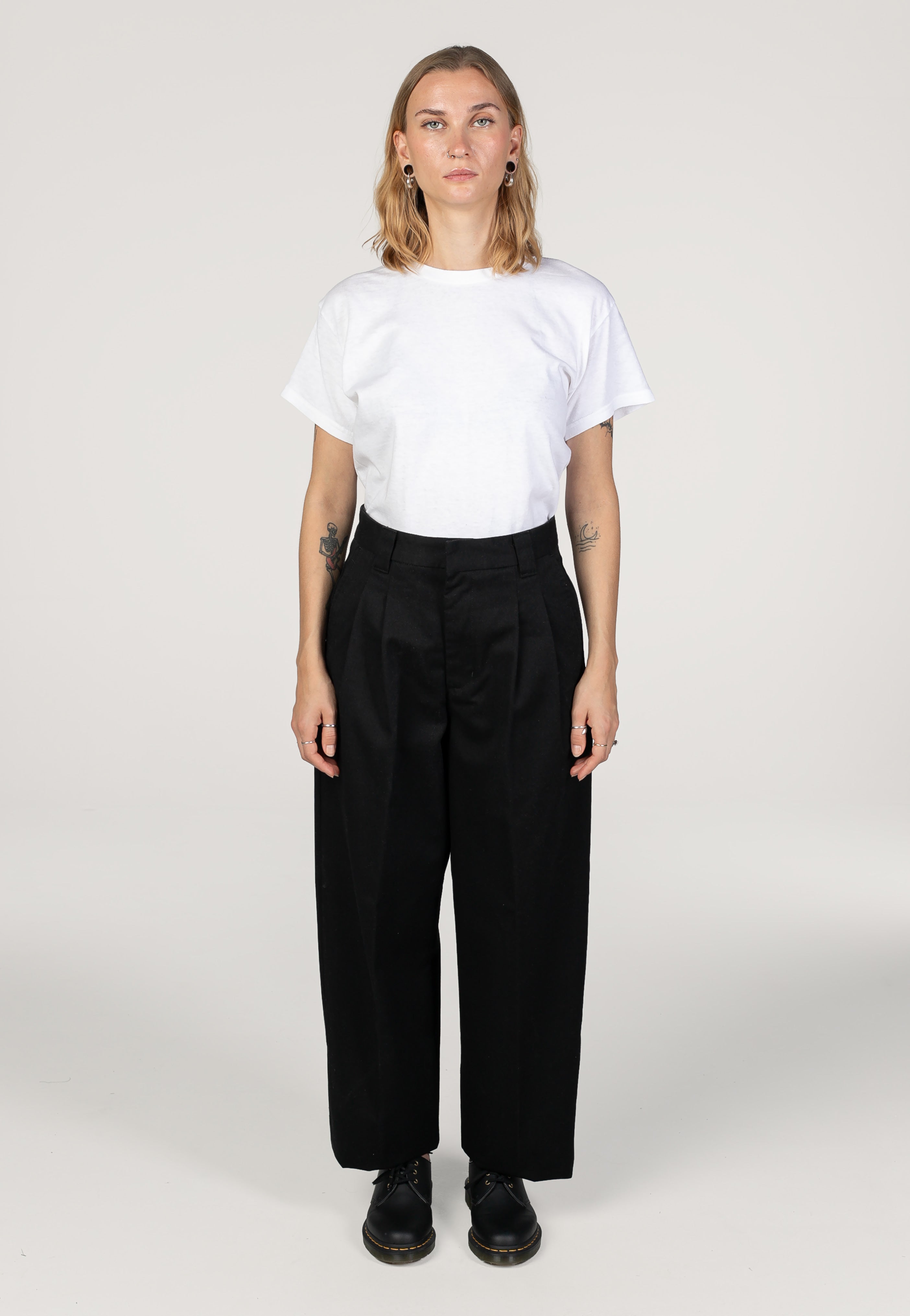 Carhartt WIP - W' Tristin Rinsed Black - Pants | Women-Image