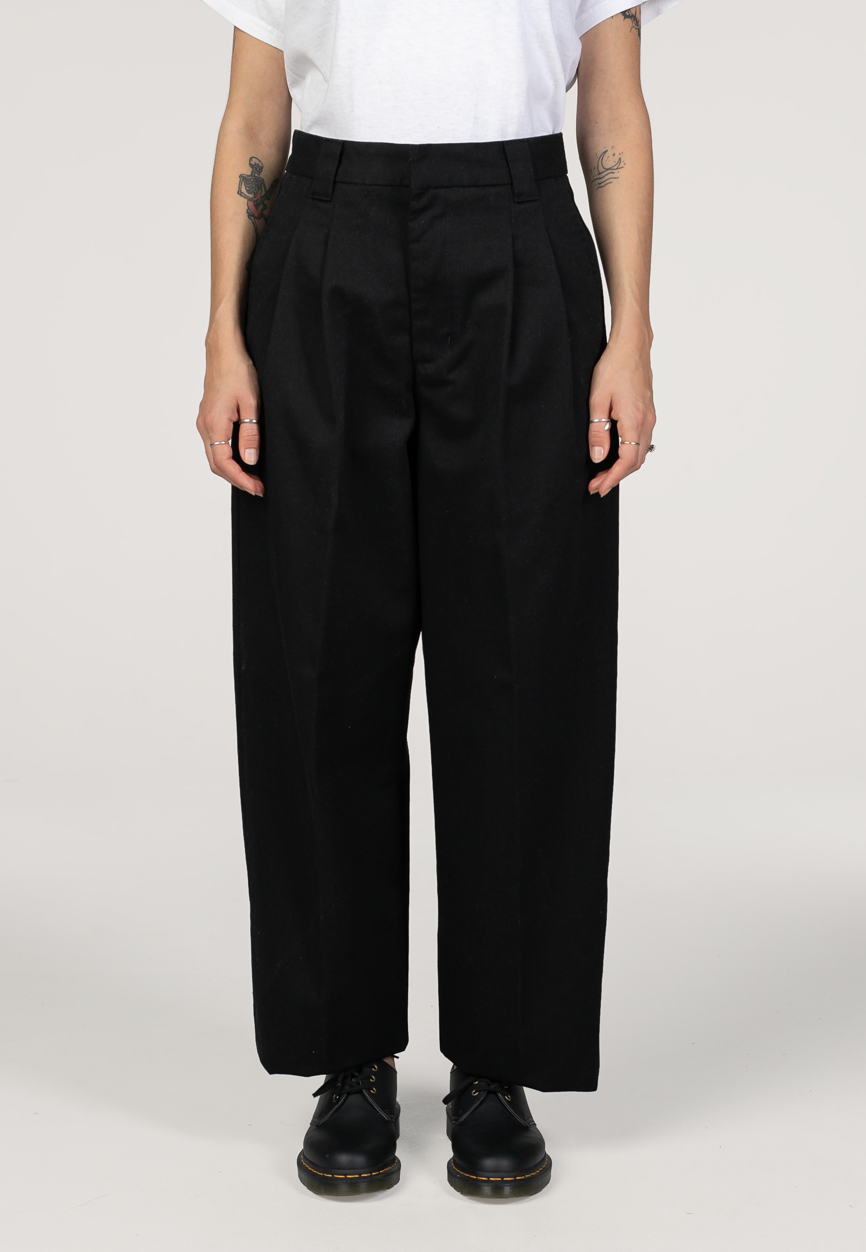 Carhartt WIP - W' Tristin Rinsed Black - Pants | Women-Image