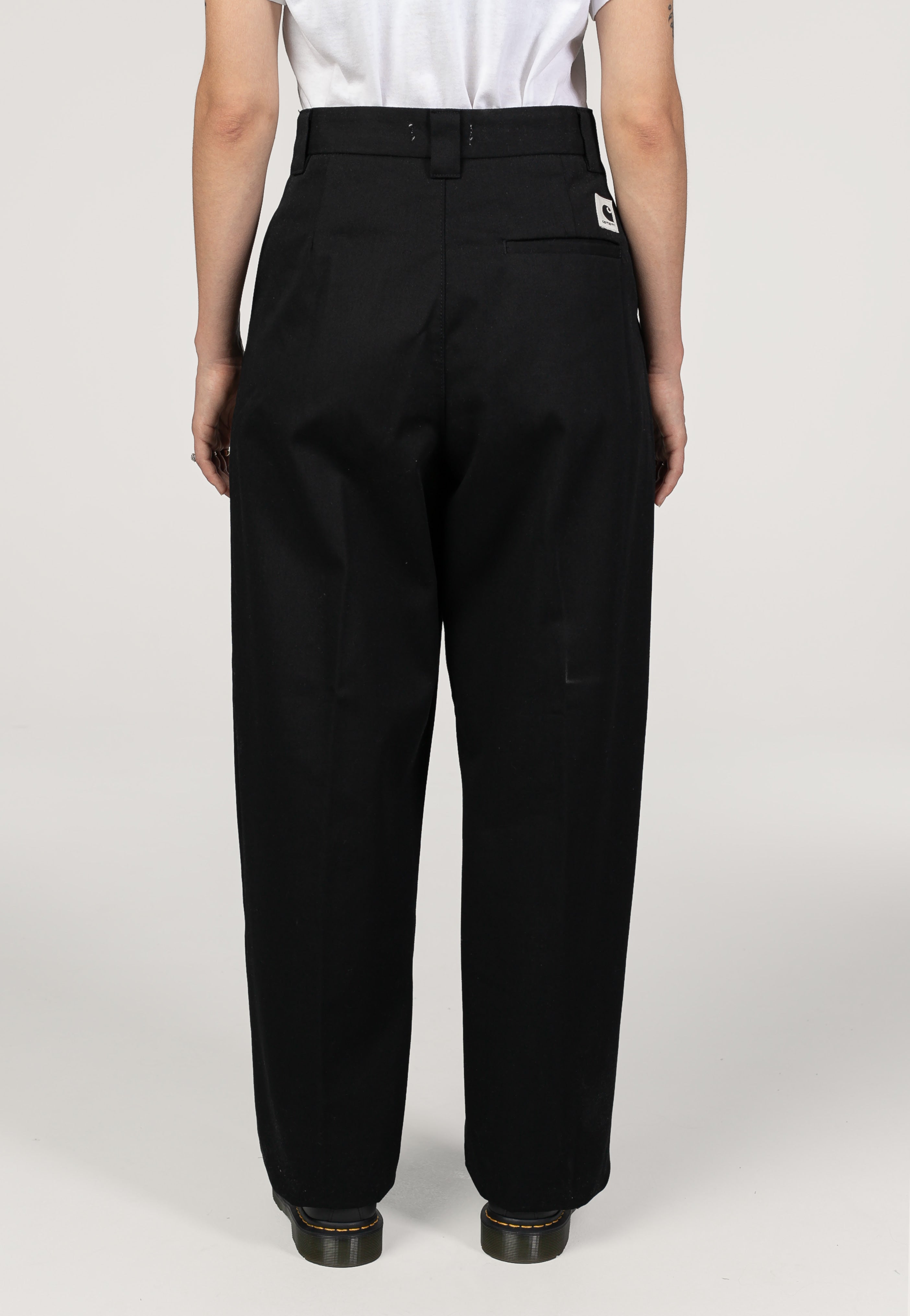 Carhartt WIP - W' Tristin Rinsed Black - Pants | Women-Image