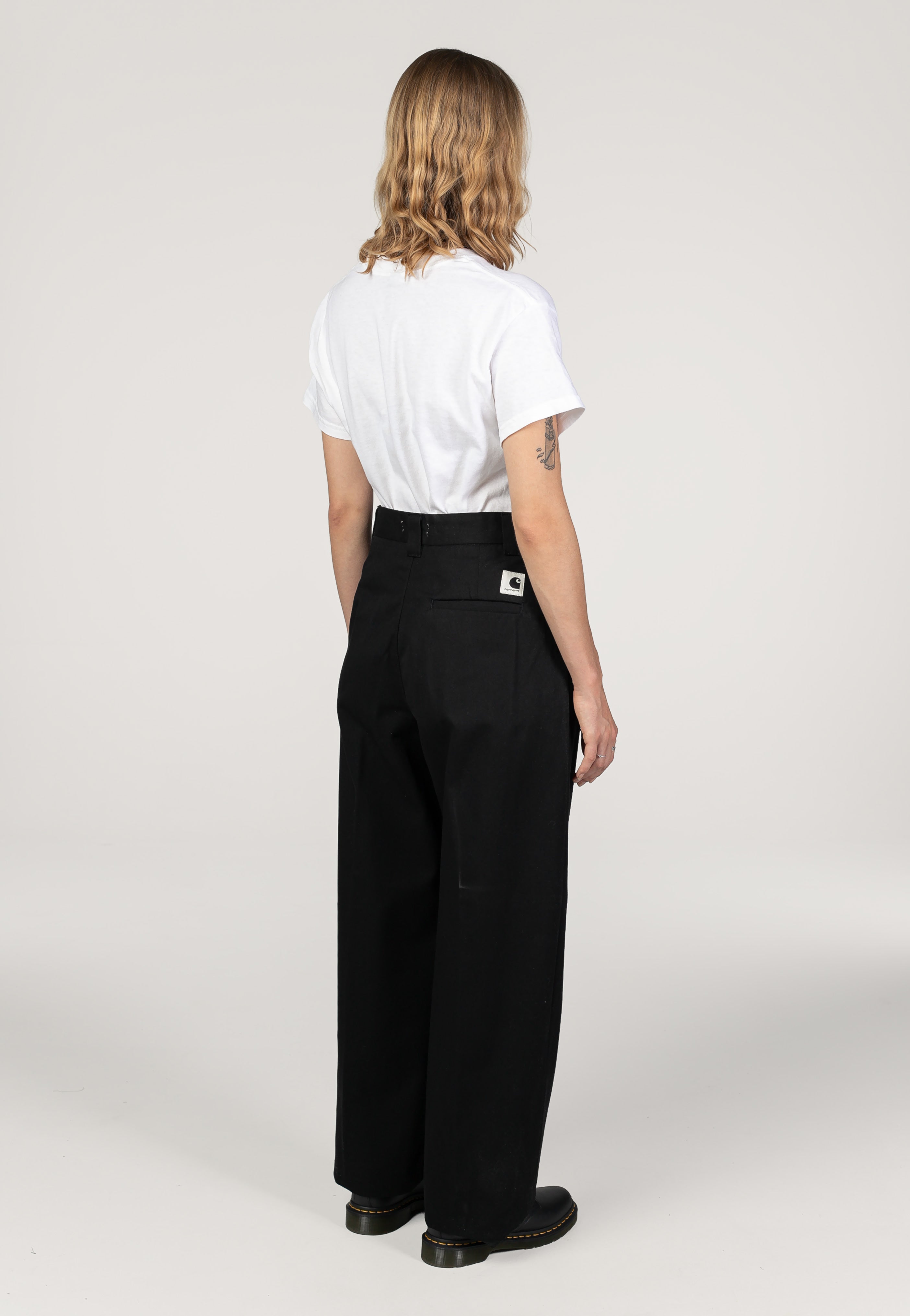Carhartt WIP - W' Tristin Rinsed Black - Pants | Women-Image