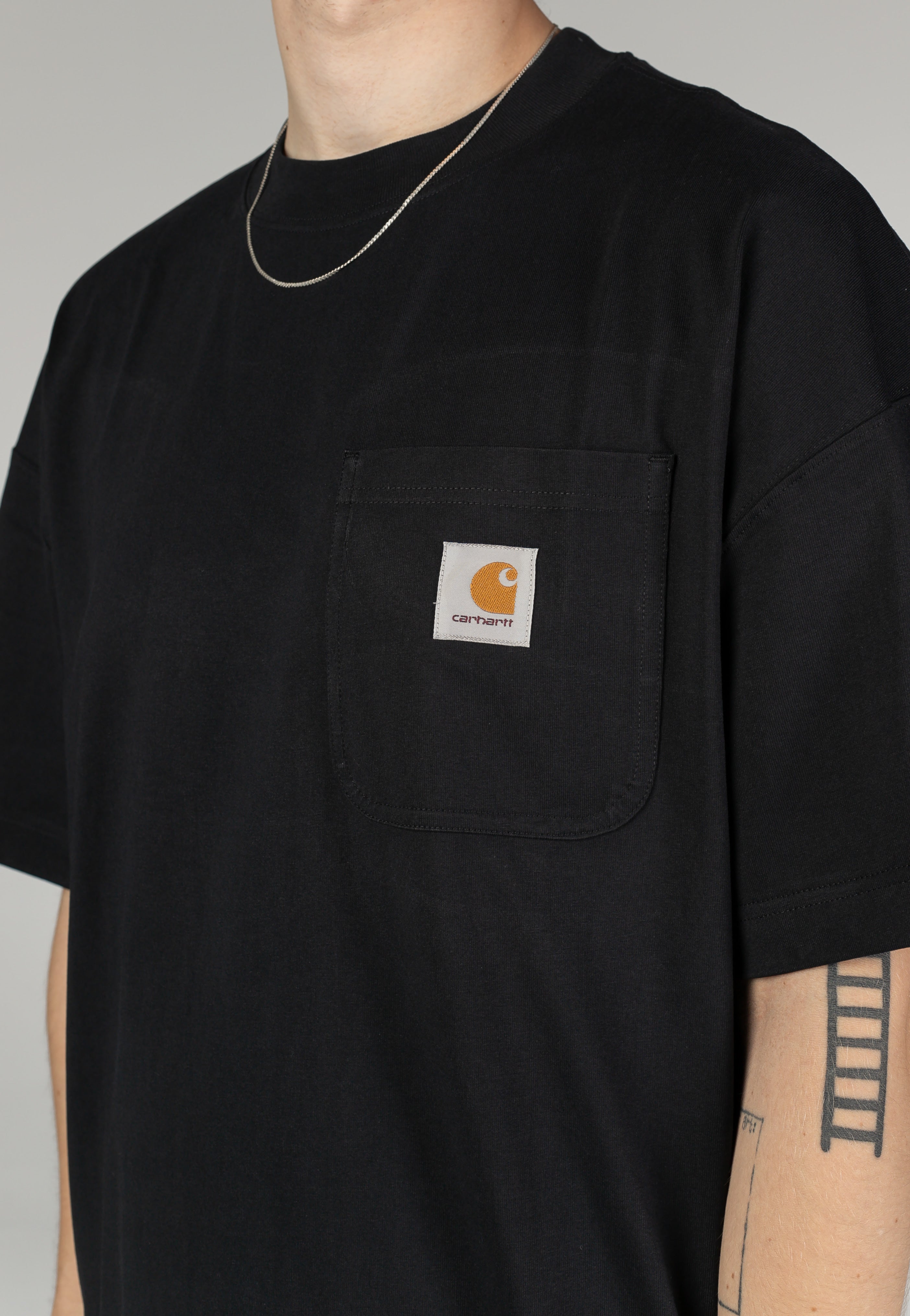 Carhartt WIP - Work Pocket Black - T-Shirt | Men-Image
