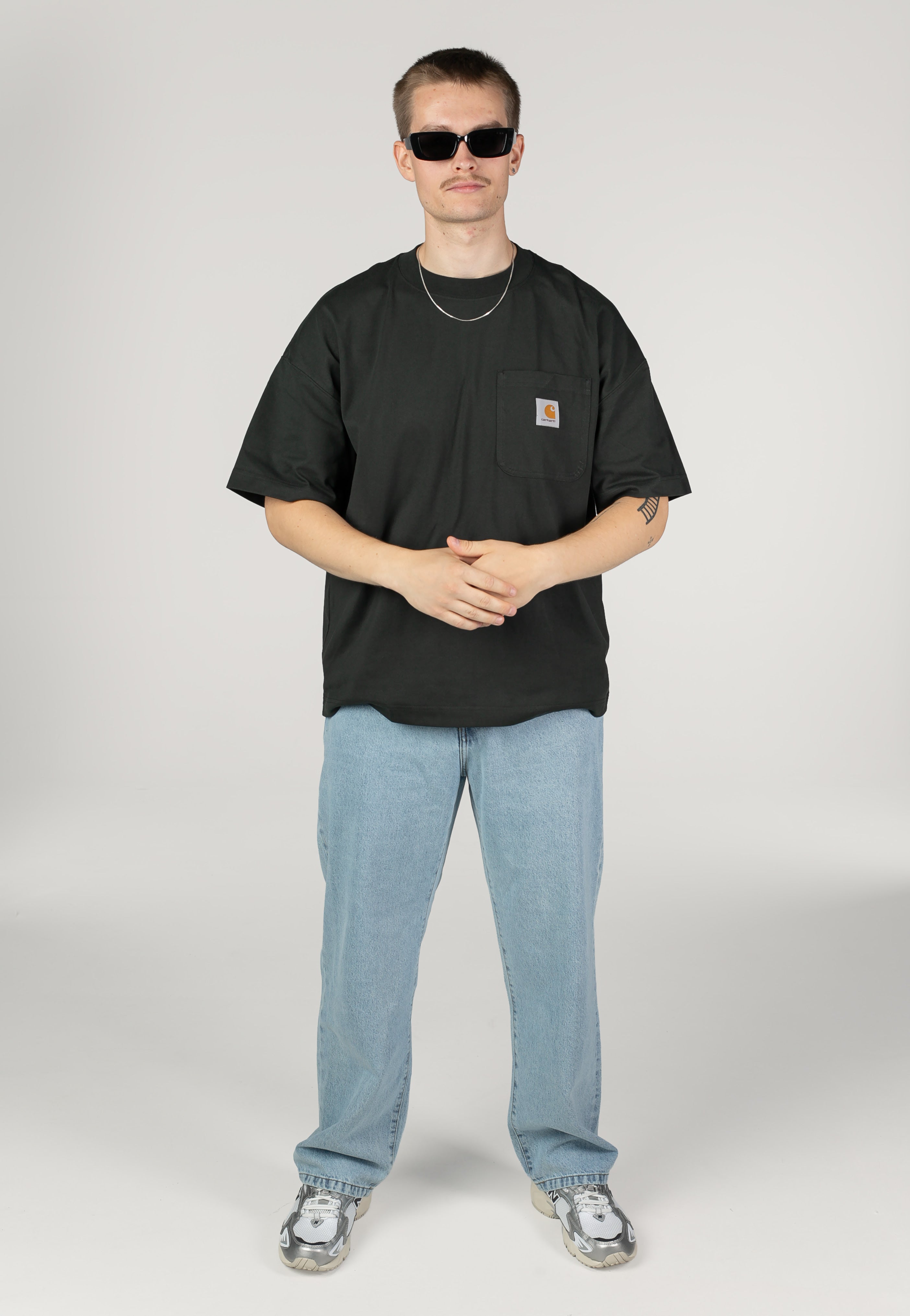 Carhartt WIP - Work Pocket Raven - T-Shirt | Men-Image