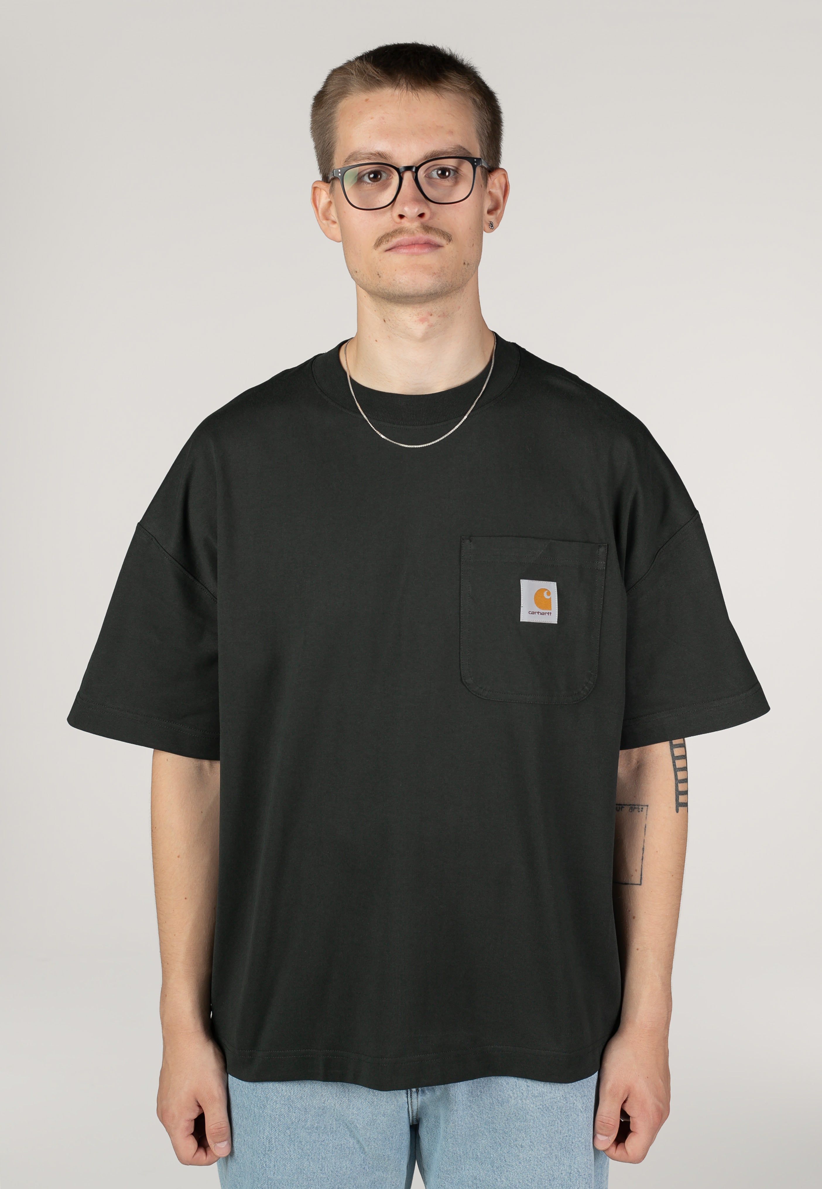 Carhartt WIP - Work Pocket Raven - T-Shirt | Men-Image