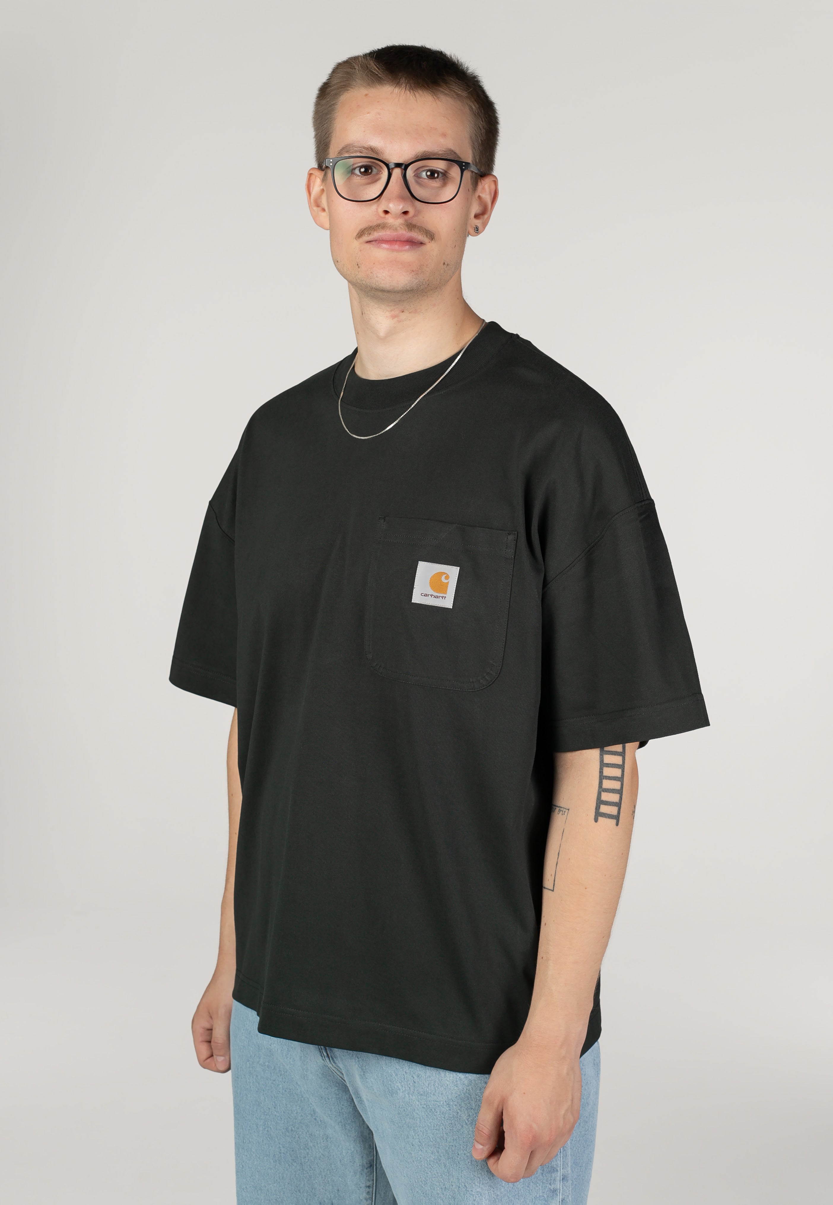 Carhartt WIP - Work Pocket Raven - T-Shirt | Men-Image