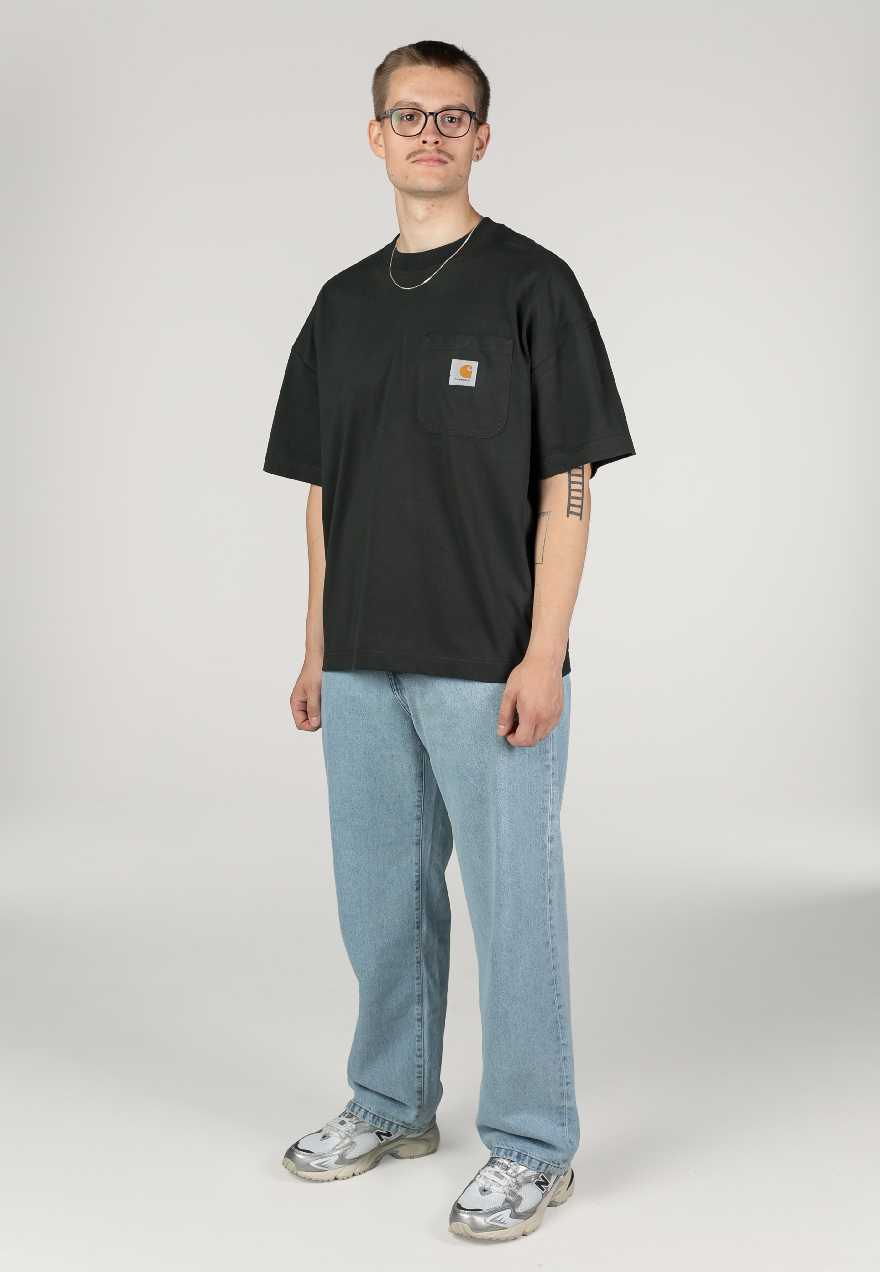 Carhartt WIP - Work Pocket Raven - T-Shirt | Men-Image