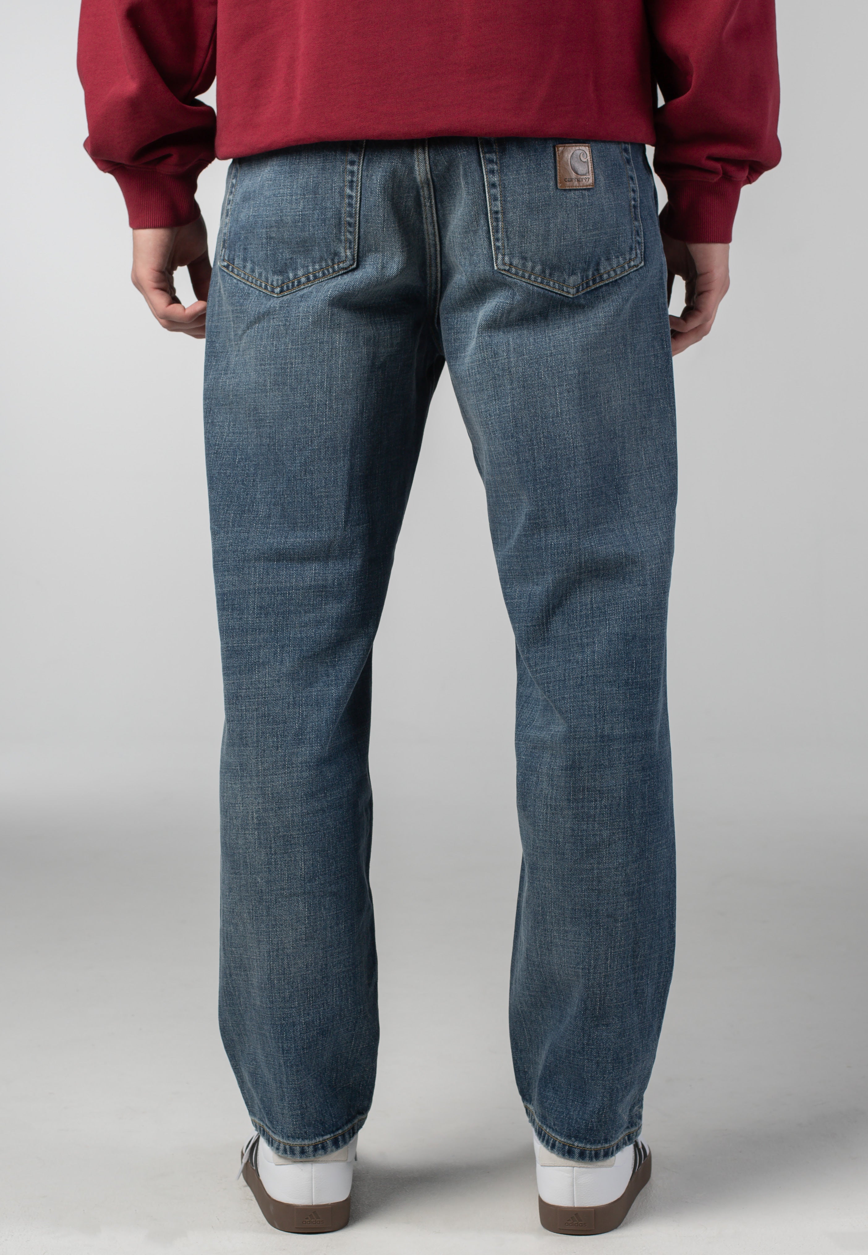 Carhartt WIP - Aaron Dark Used Wash Blue - Jeans | Men-Image