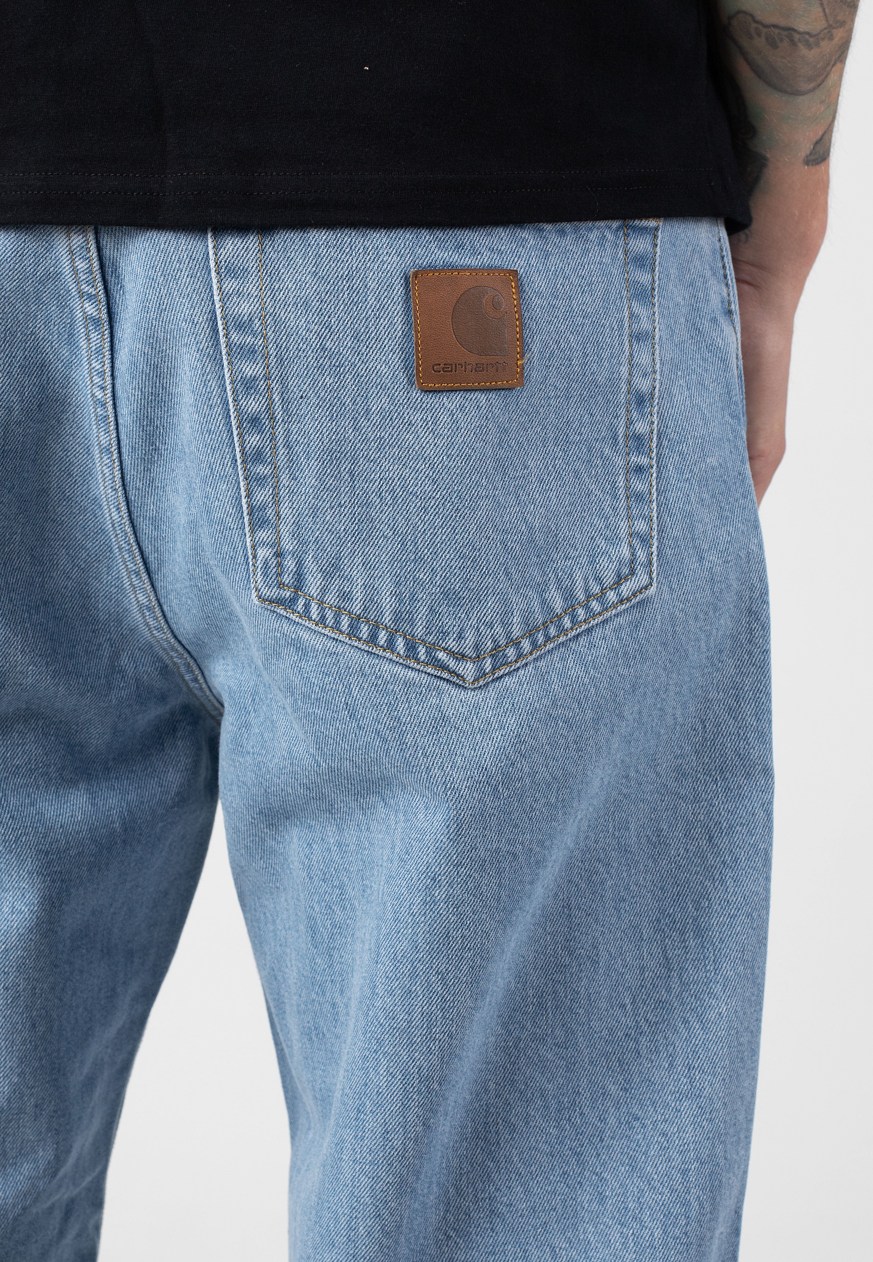 Carhartt WIP - Aaron Stone Bleached Blue - Jeans | Men-Image