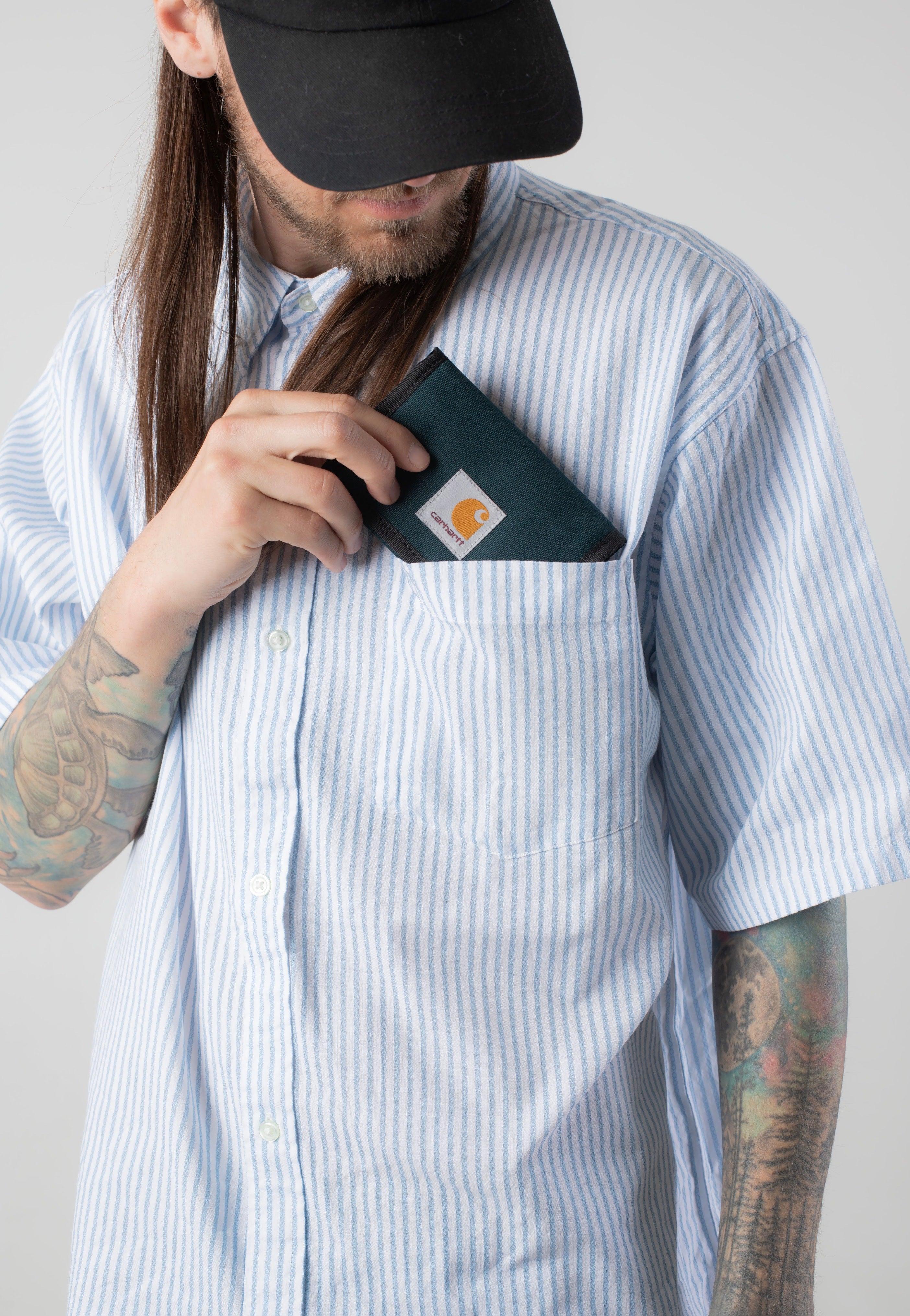 Carhartt WIP - Alec Deep Lagoon - Wallet | Neutral-Image