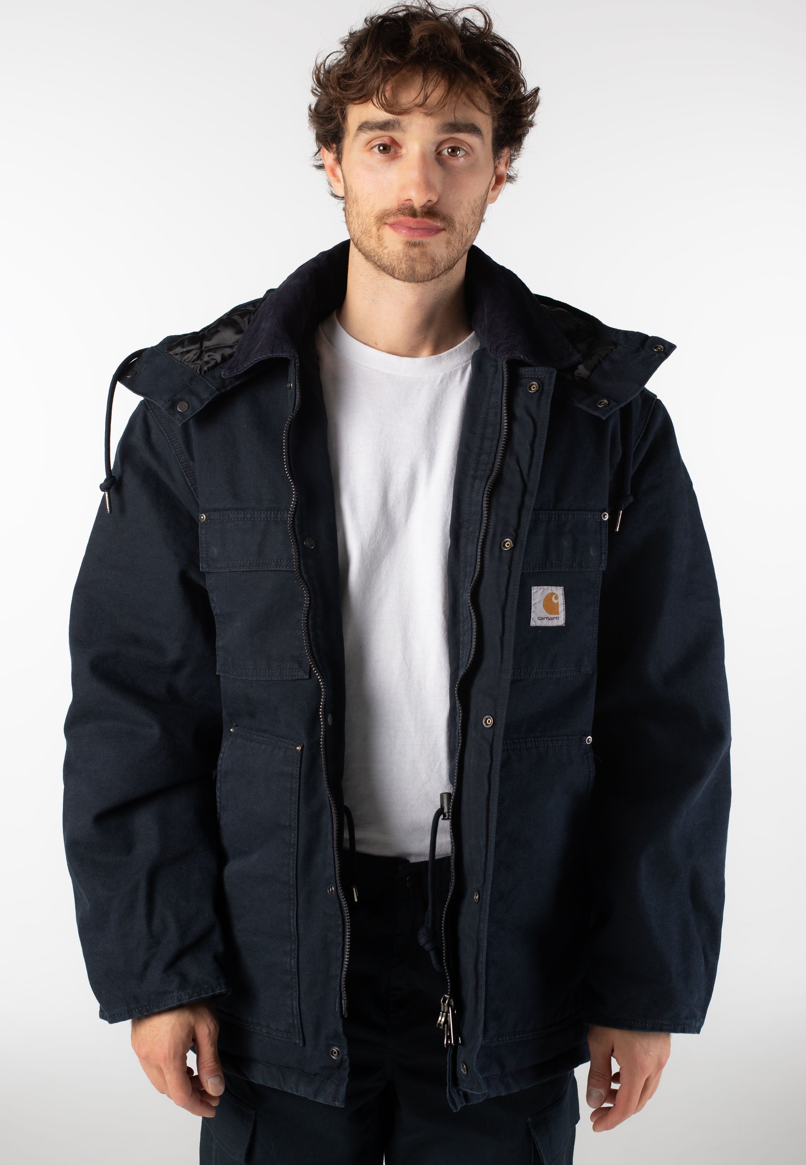 Carhartt WIP - Ambel Stone Washed Deep Night/Deep Night - Jacket | Men-Image