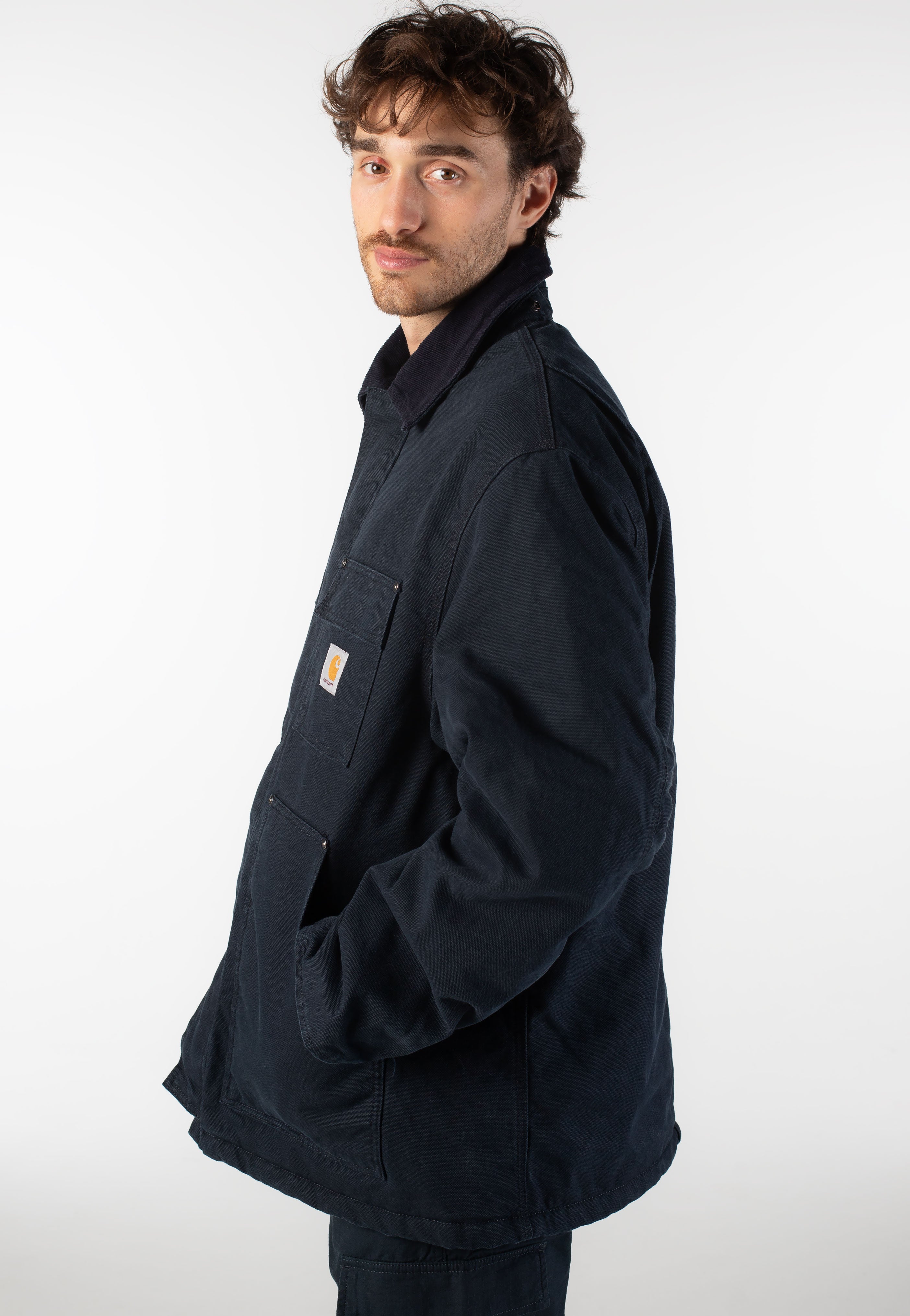 Carhartt WIP - Ambel Stone Washed Deep Night/Deep Night - Jacket | Men-Image