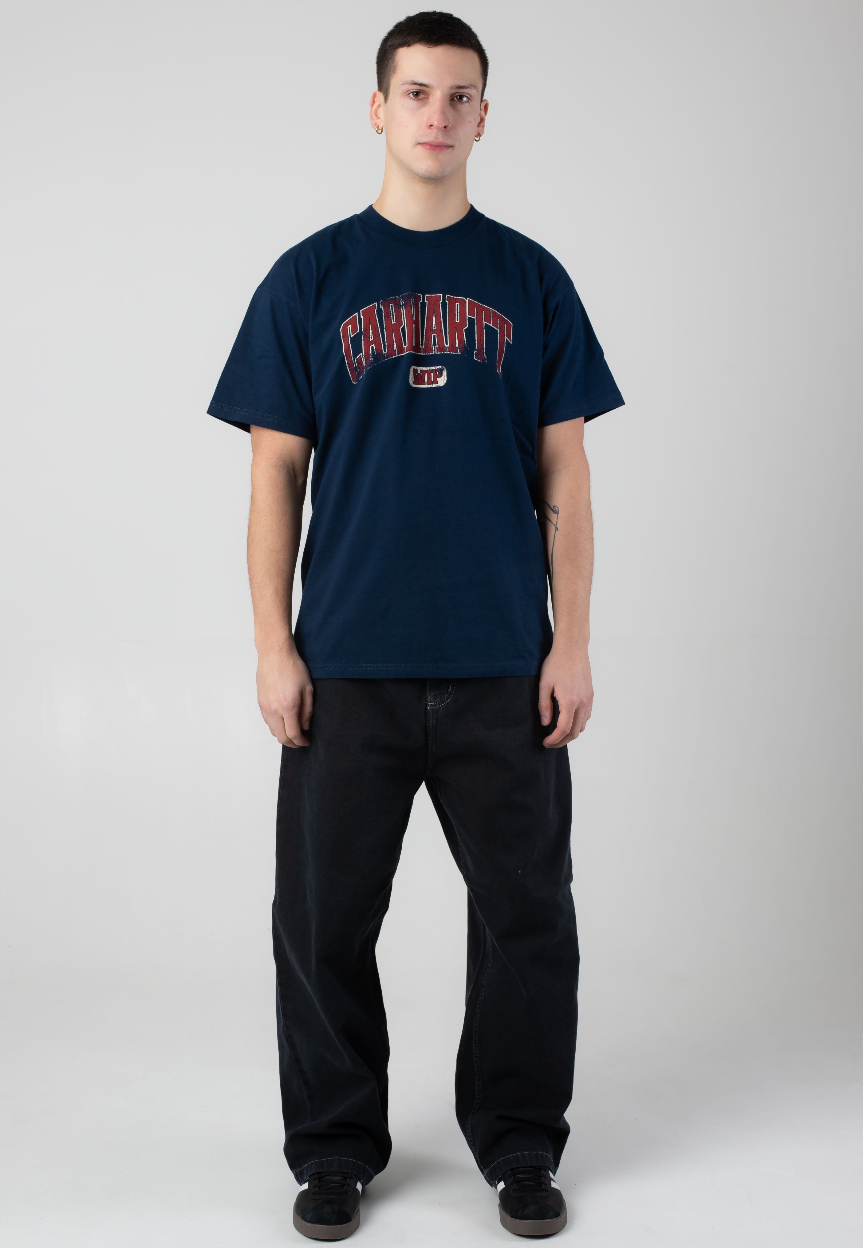 Carhartt WIP - Brandon Stone Dyed Black - Pants | Men-Image