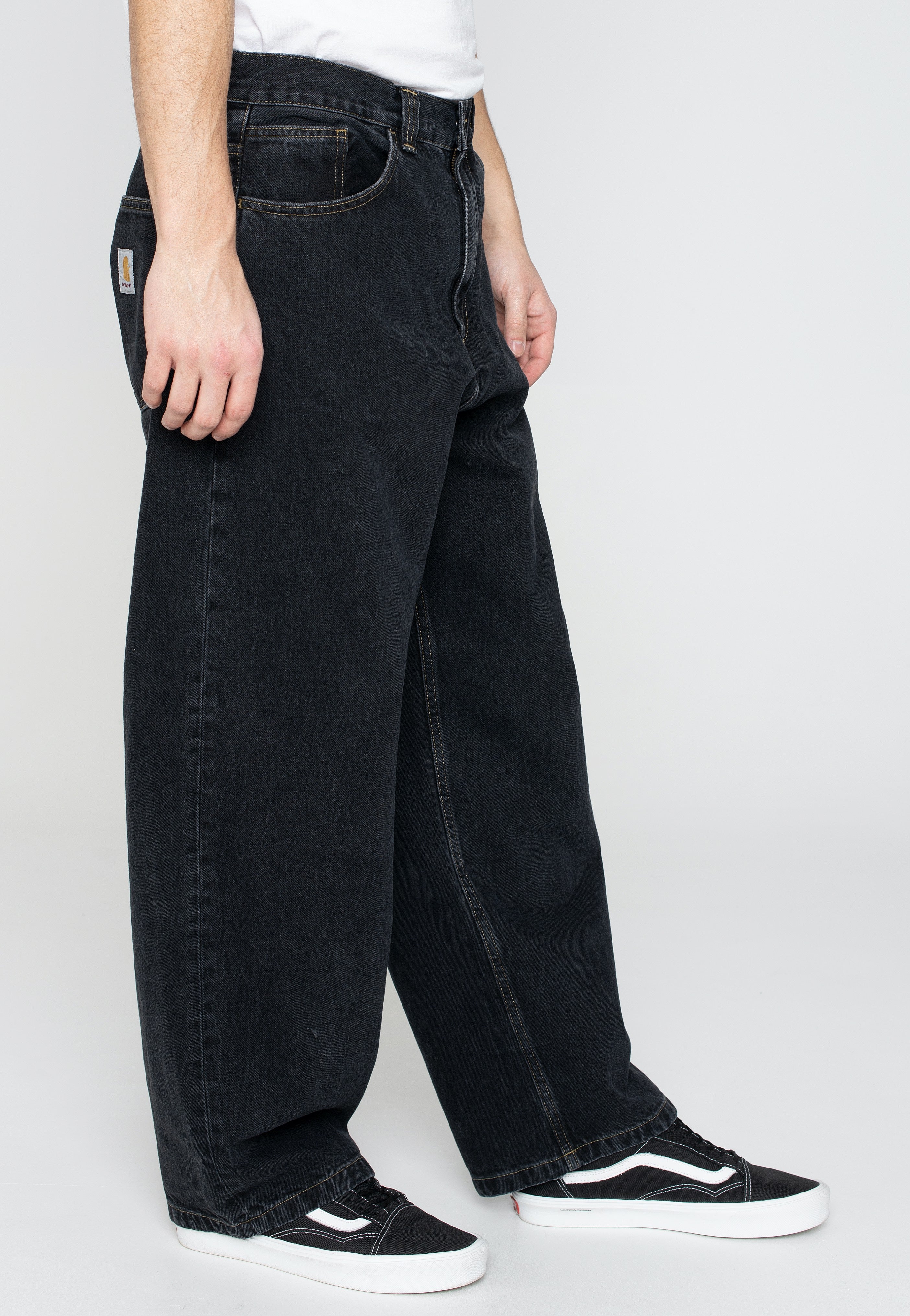 Carhartt WIP - Brandon Stone Washed Black - Jeans | Men-Image