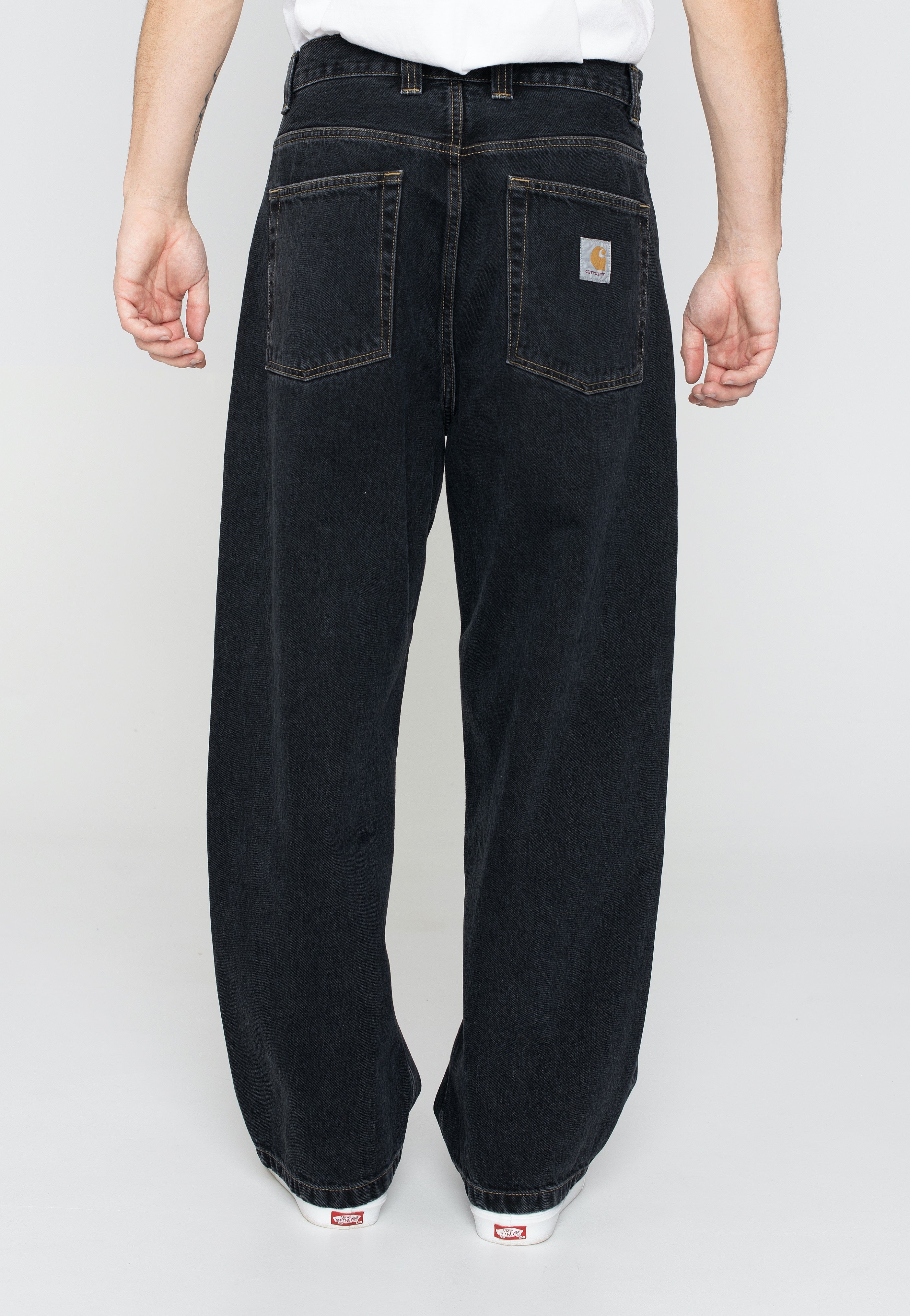 Carhartt WIP - Brandon Stone Washed Black - Jeans | Men-Image