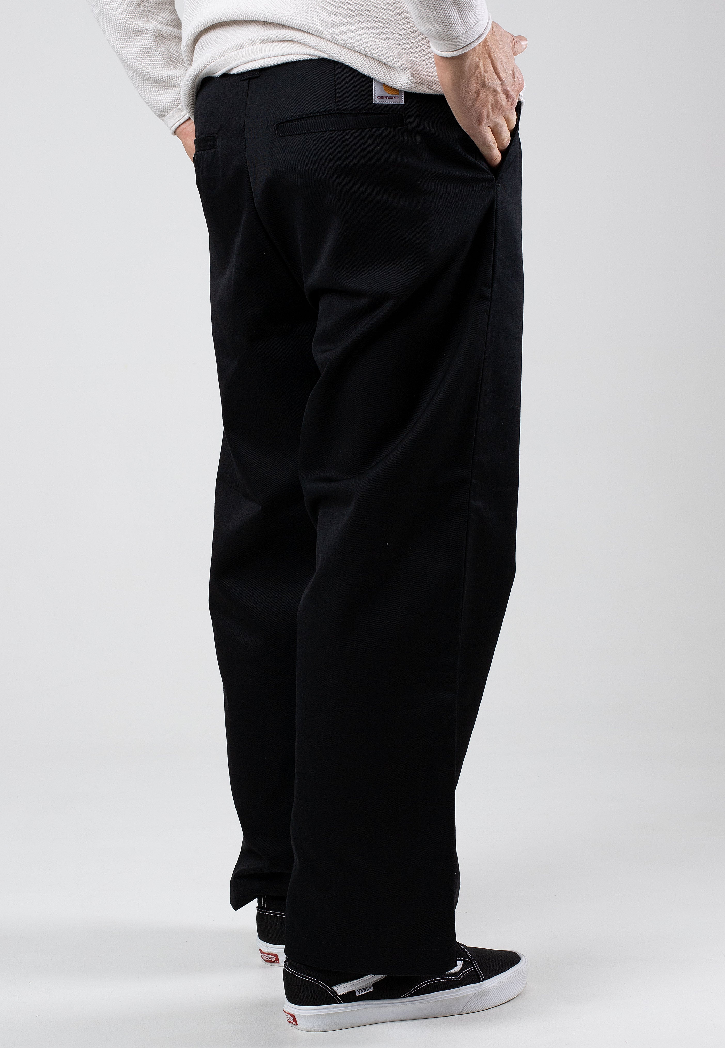 Carhartt WIP - Brooker Rigid Black - Pants | Men-Image