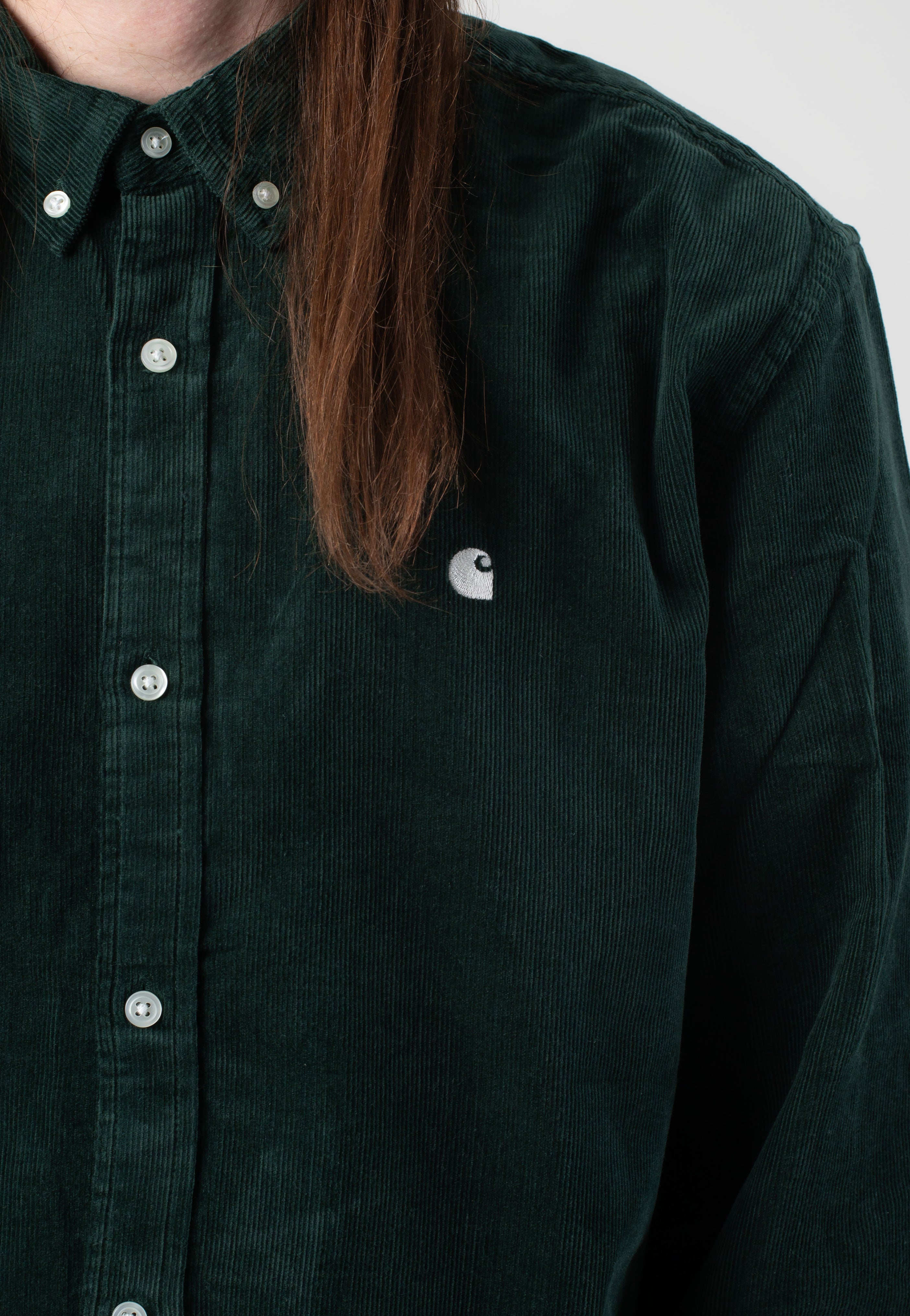 Carhartt WIP - Madison Fine Cord Conifer/Wax - Shirt | Men-Image
