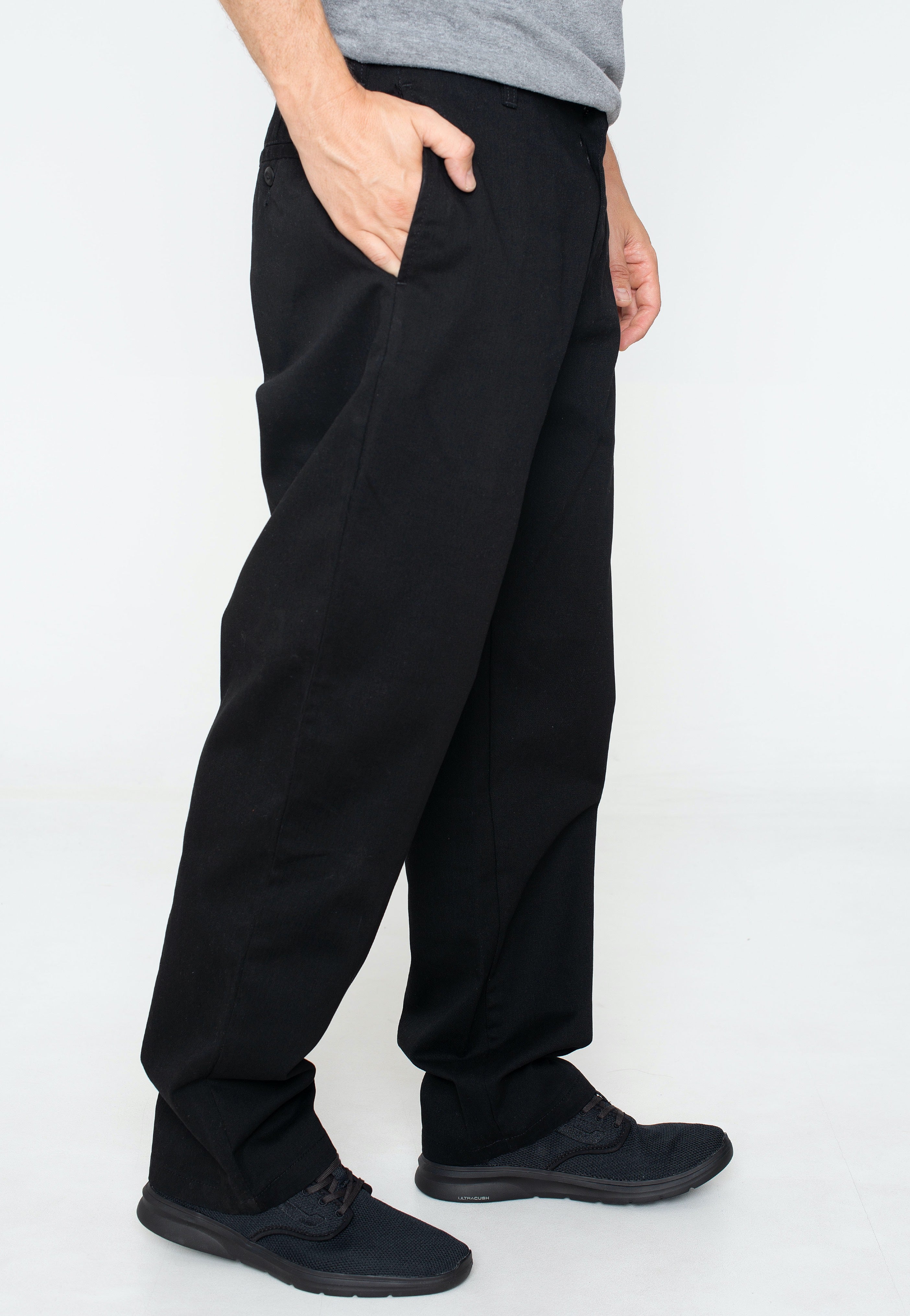 Carhartt WIP - Calder Rinsed Black - Pants | Men-Image
