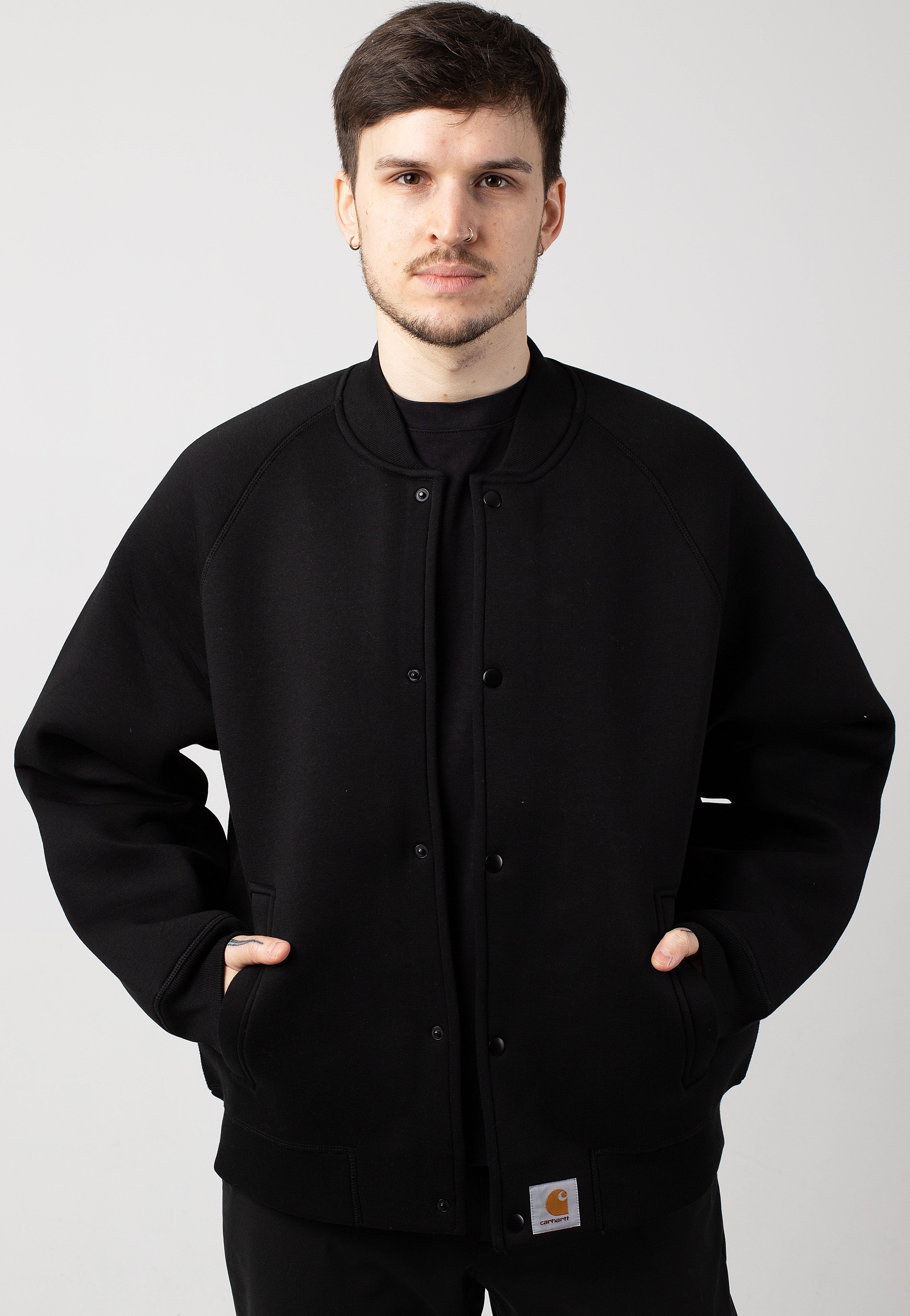 Carhartt WIP - Car Lux Bomber Black/Grey - Jacket | Men-Image