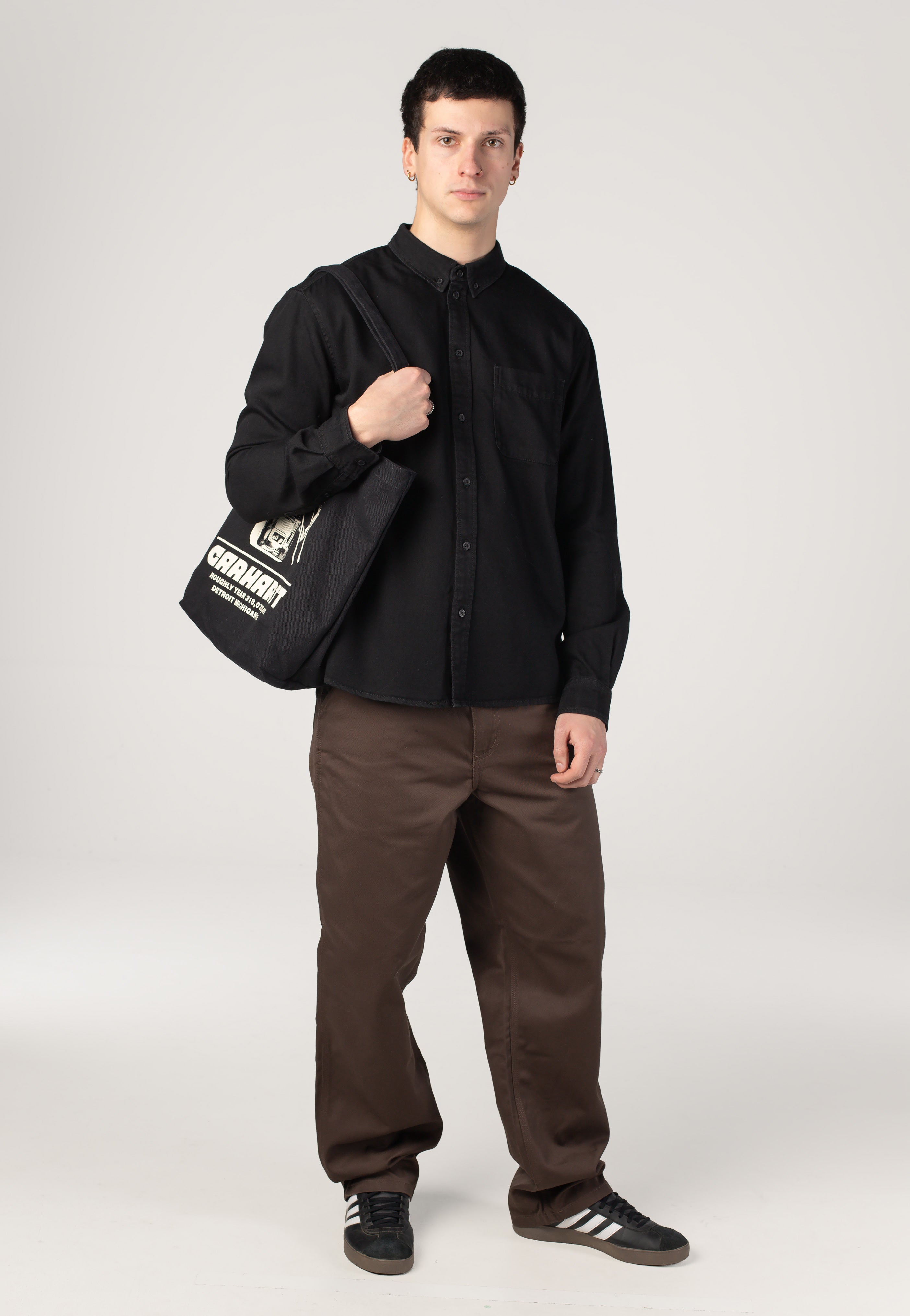 Only & Sons - Orson Black Denim - Shirt | Men-Image