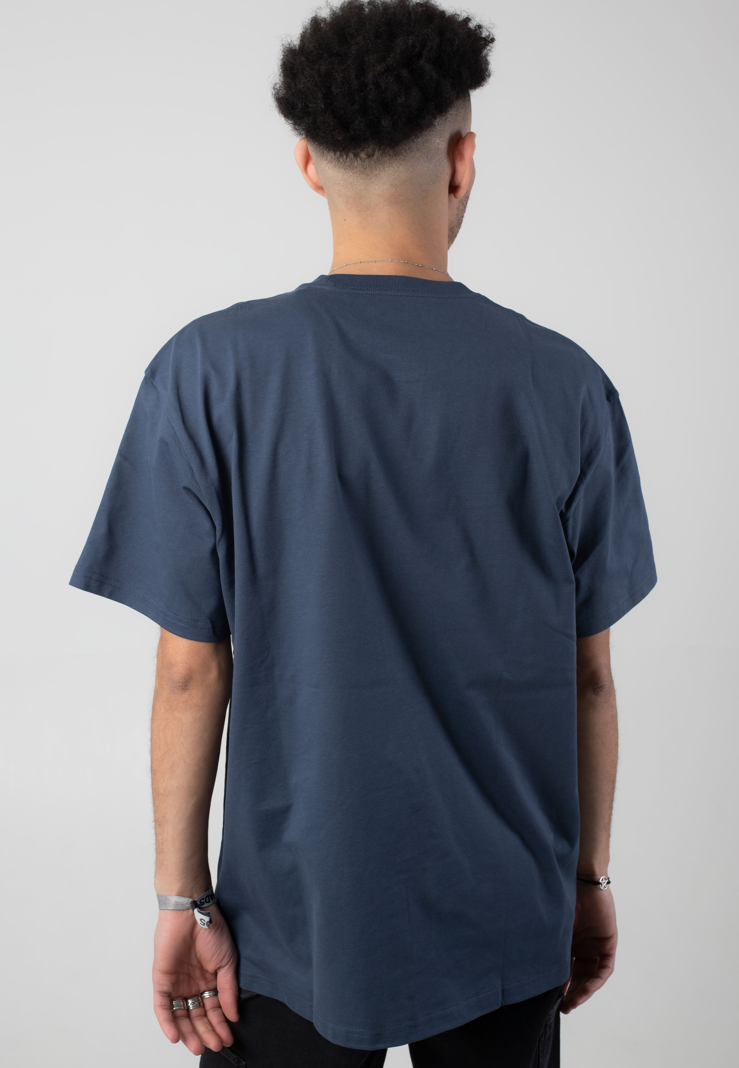 Carhartt WIP - Chase Dusky Blue/Gold - T-Shirt | Men-Image