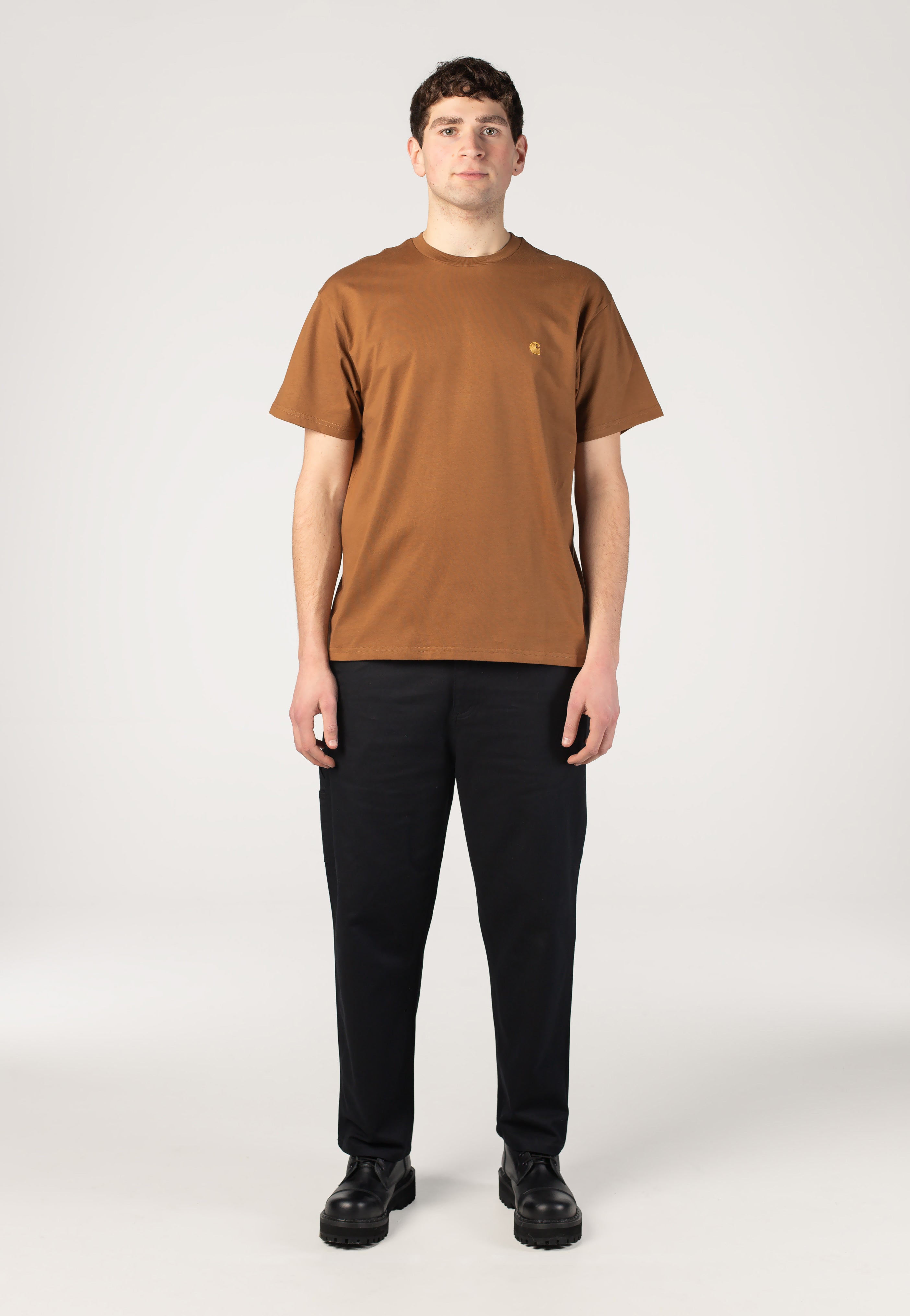 Carhartt WIP - Chase Hamilton Brown/Gold - T-Shirt | Men-Image