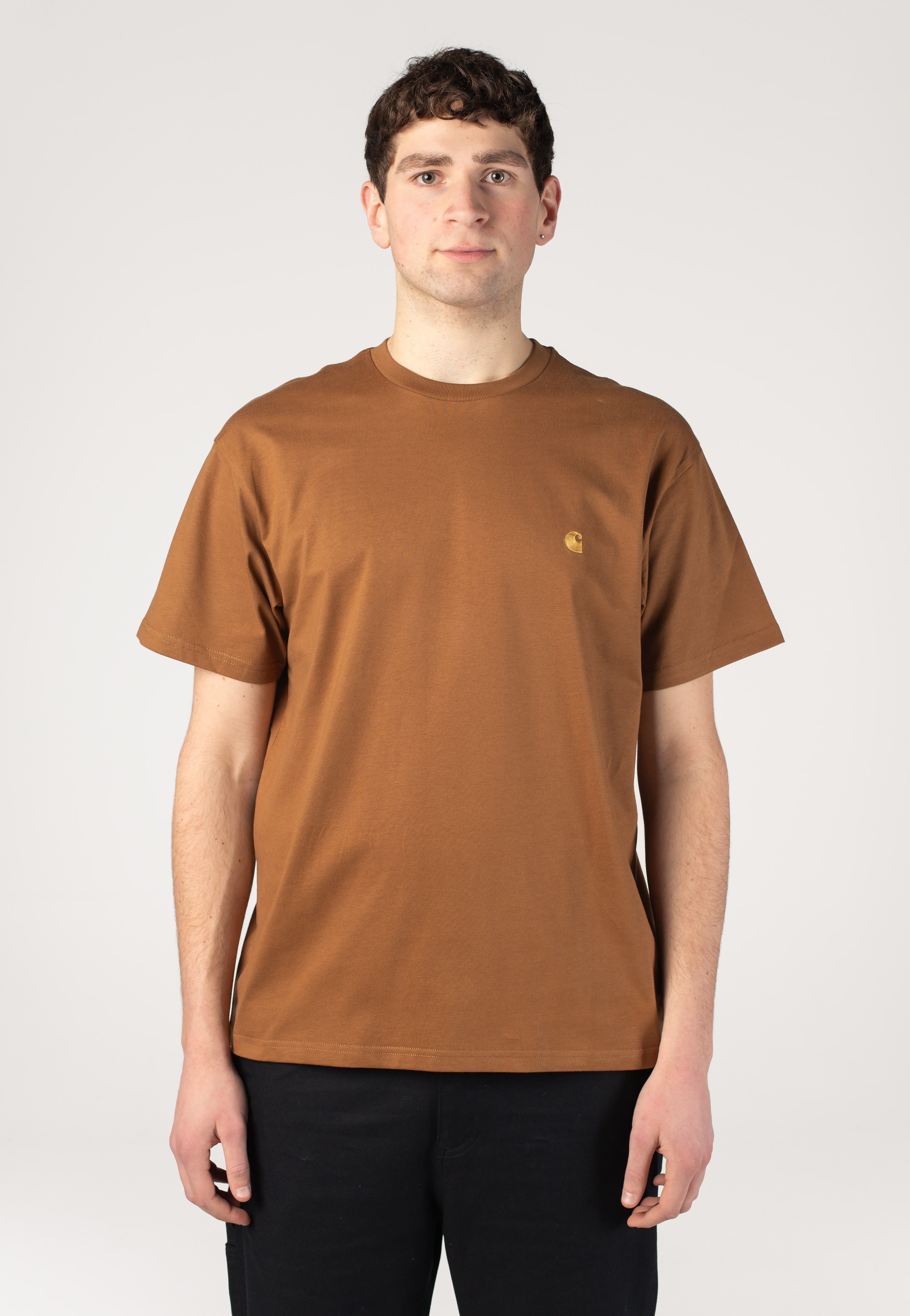Carhartt WIP - Chase Hamilton Brown/Gold - T-Shirt | Men-Image