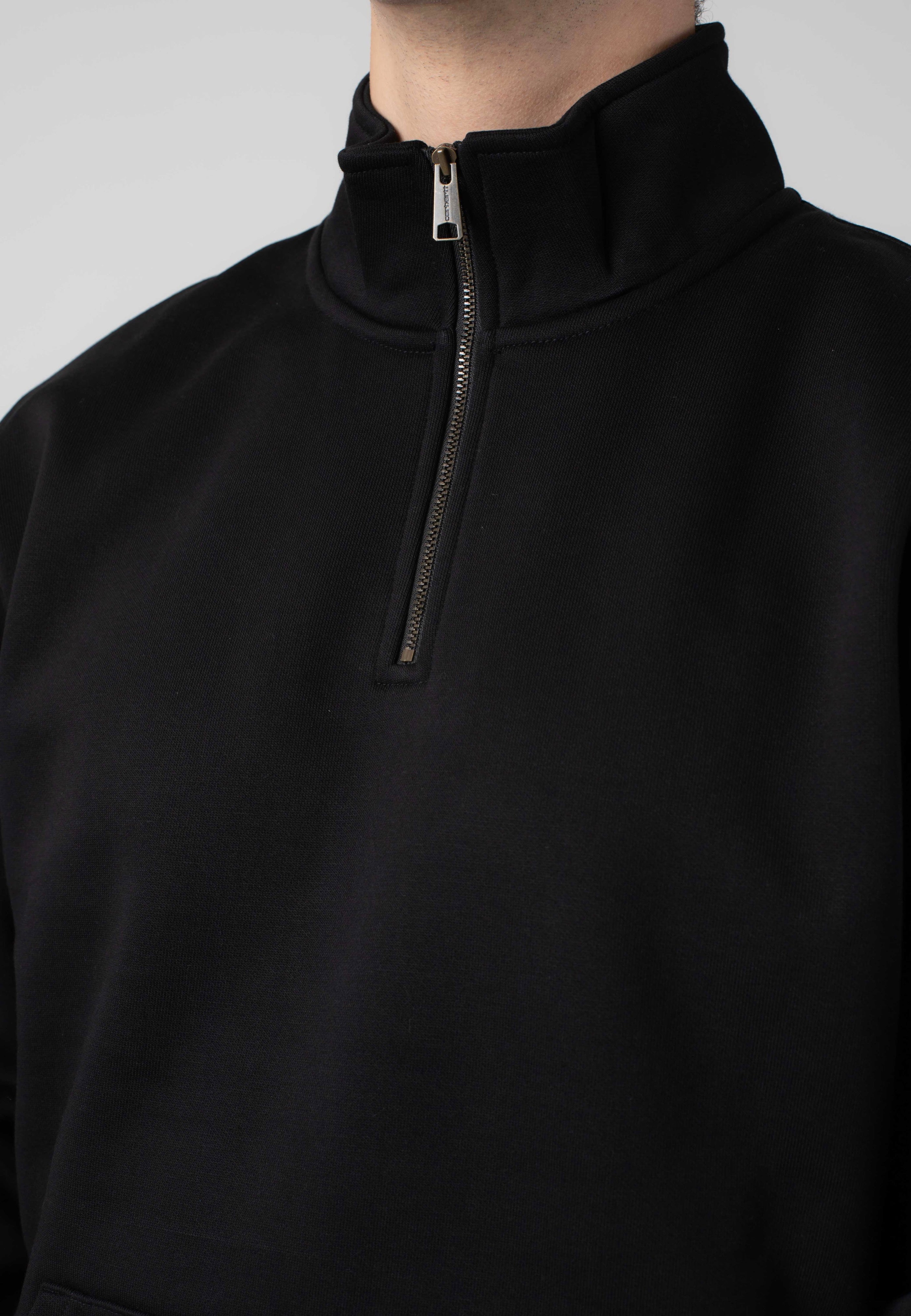 Carhartt WIP - Chase Neck Zip Black/Gold - Sweater | Men-Image