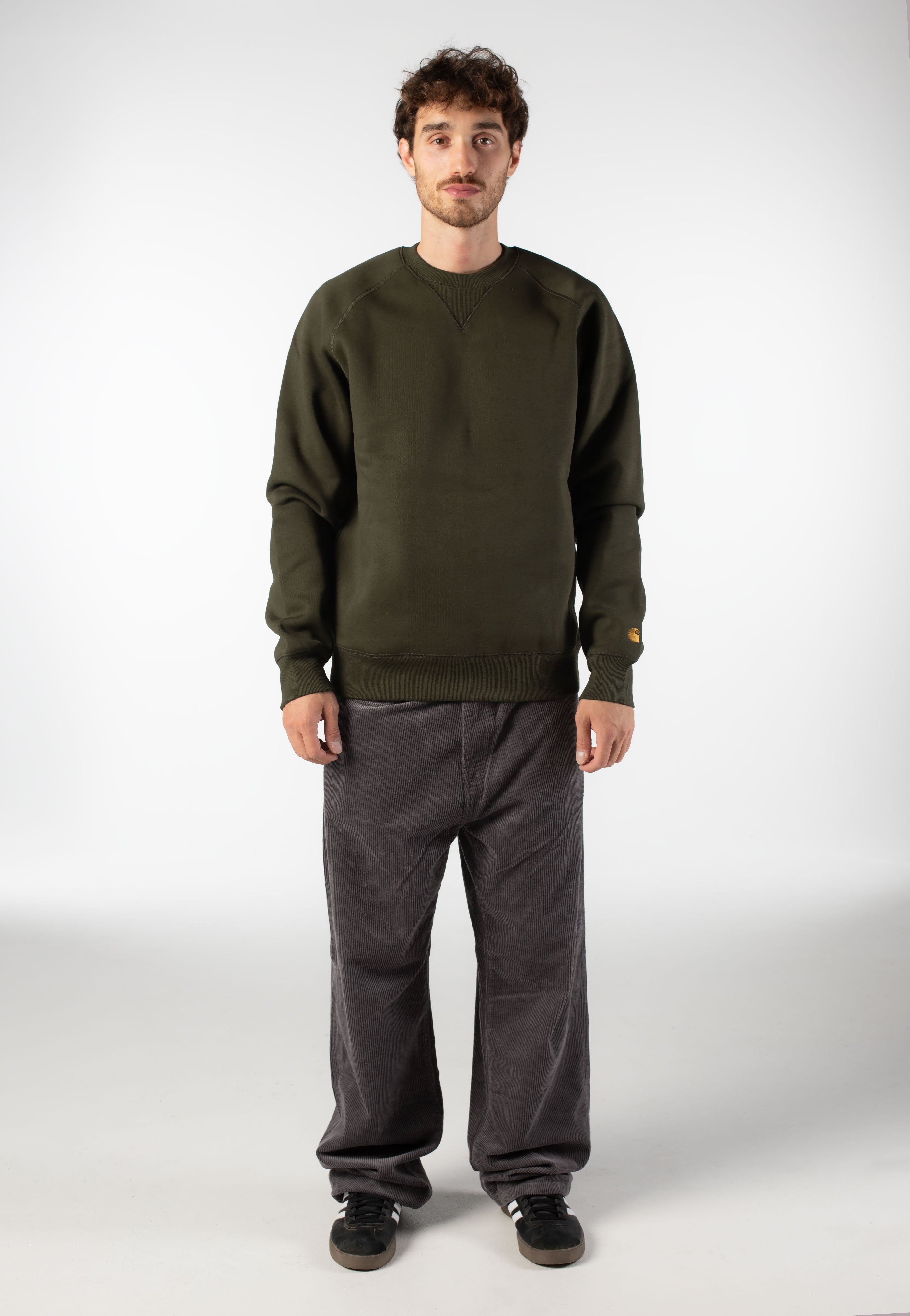 Carhartt WIP - Chase Olive/Gold - Sweater | Men-Image