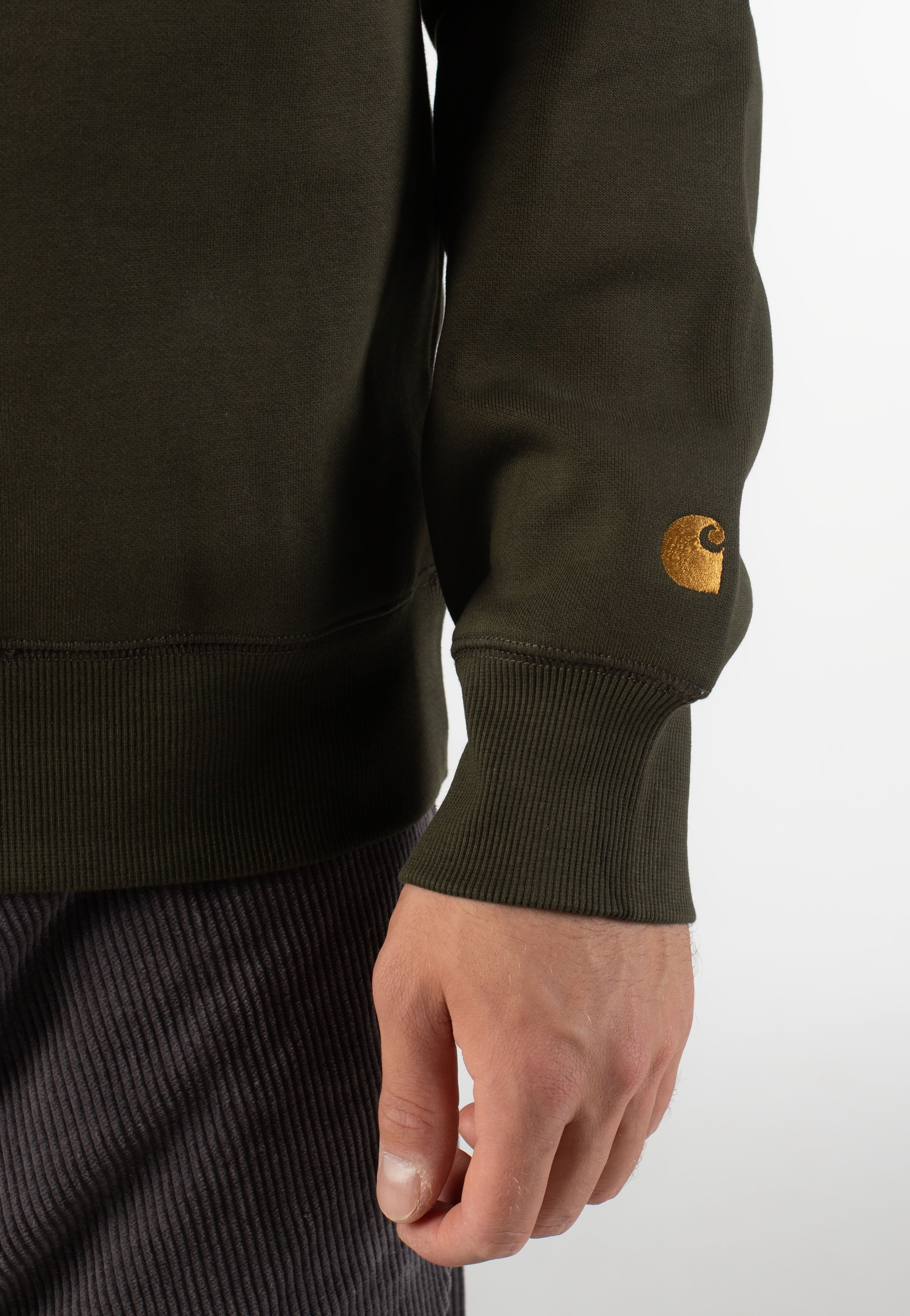 Carhartt WIP - Chase Olive/Gold - Sweater | Men-Image
