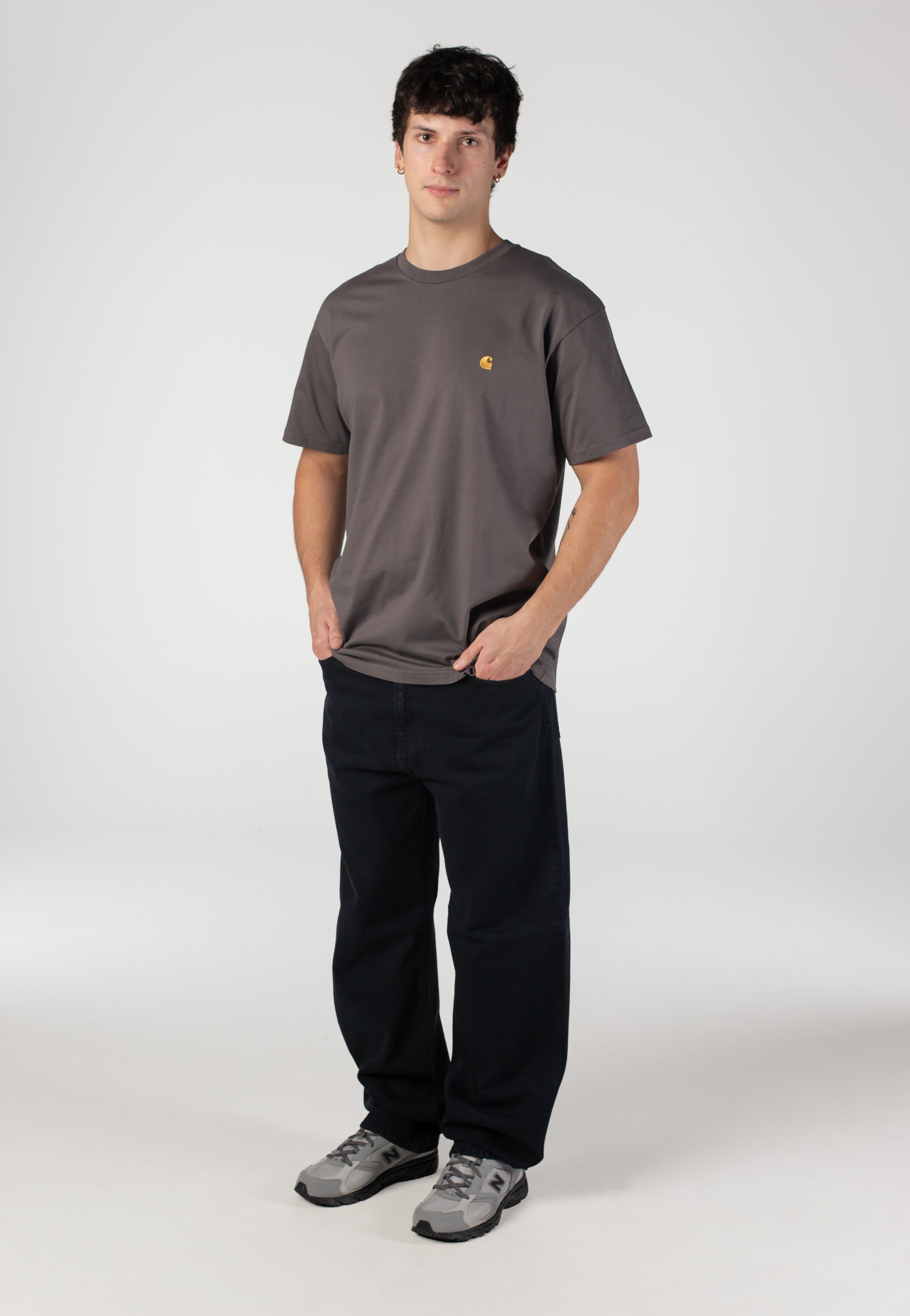Carhartt WIP - Chase Porphyry/Gold - T-Shirt | Men-Image