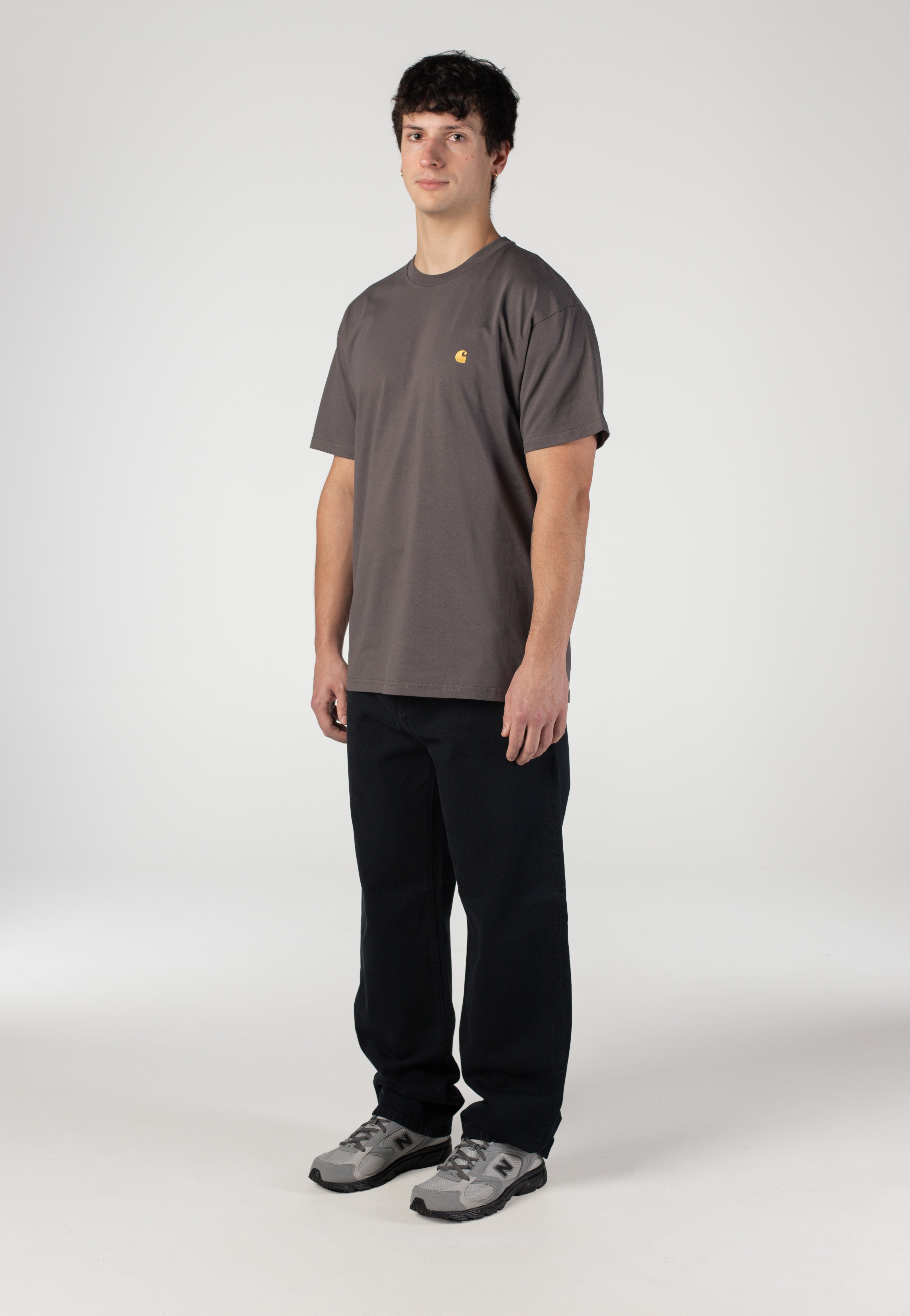 Carhartt WIP - Chase Porphyry/Gold - T-Shirt | Men-Image