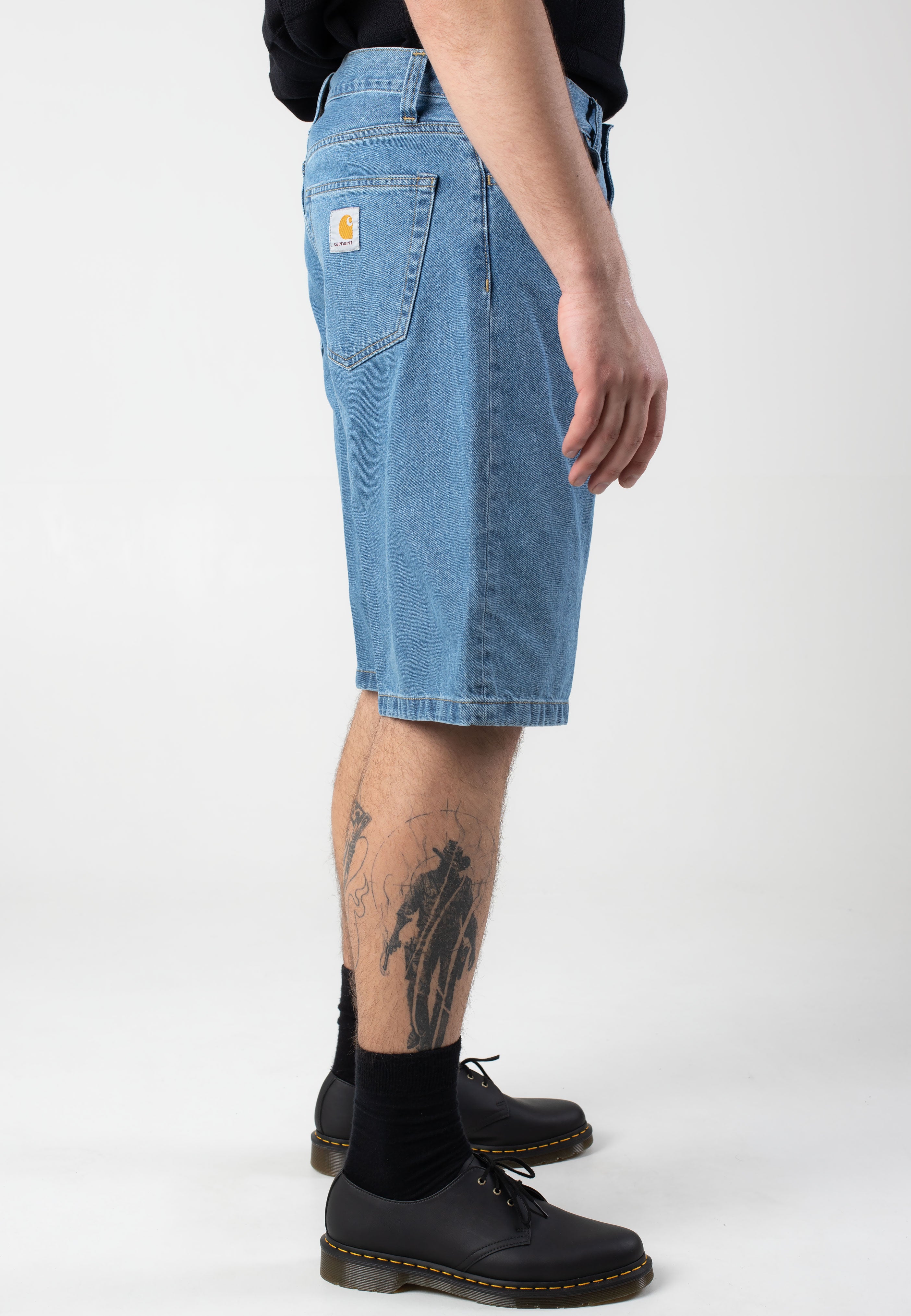 Carhartt WIP - Landon Heavy Stone Wash Blue - Shorts | Men-Image