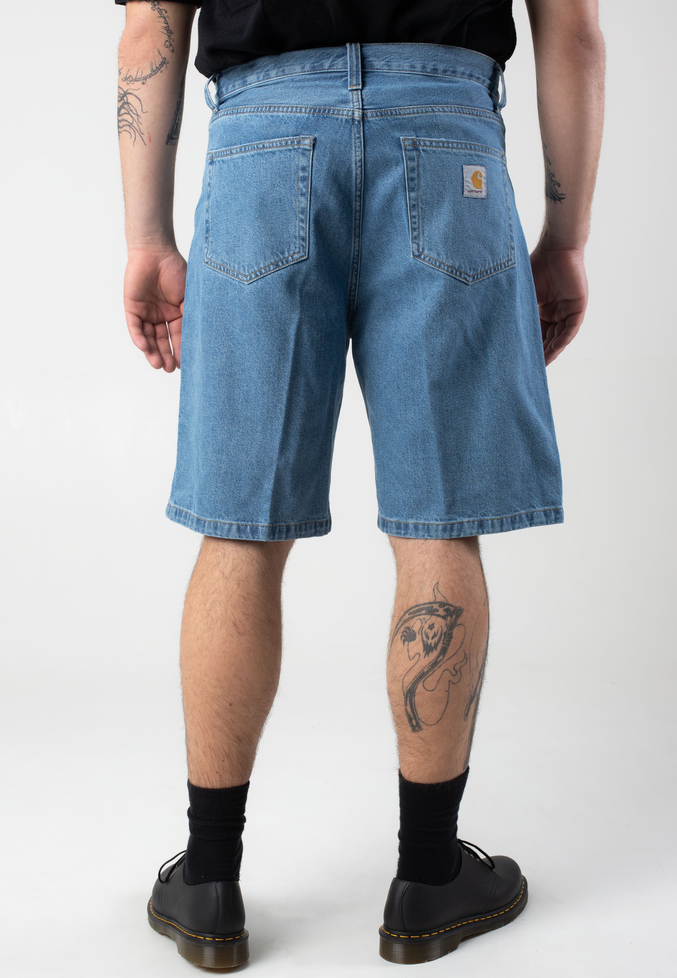 Carhartt WIP - Landon Heavy Stone Wash Blue - Shorts | Men-Image