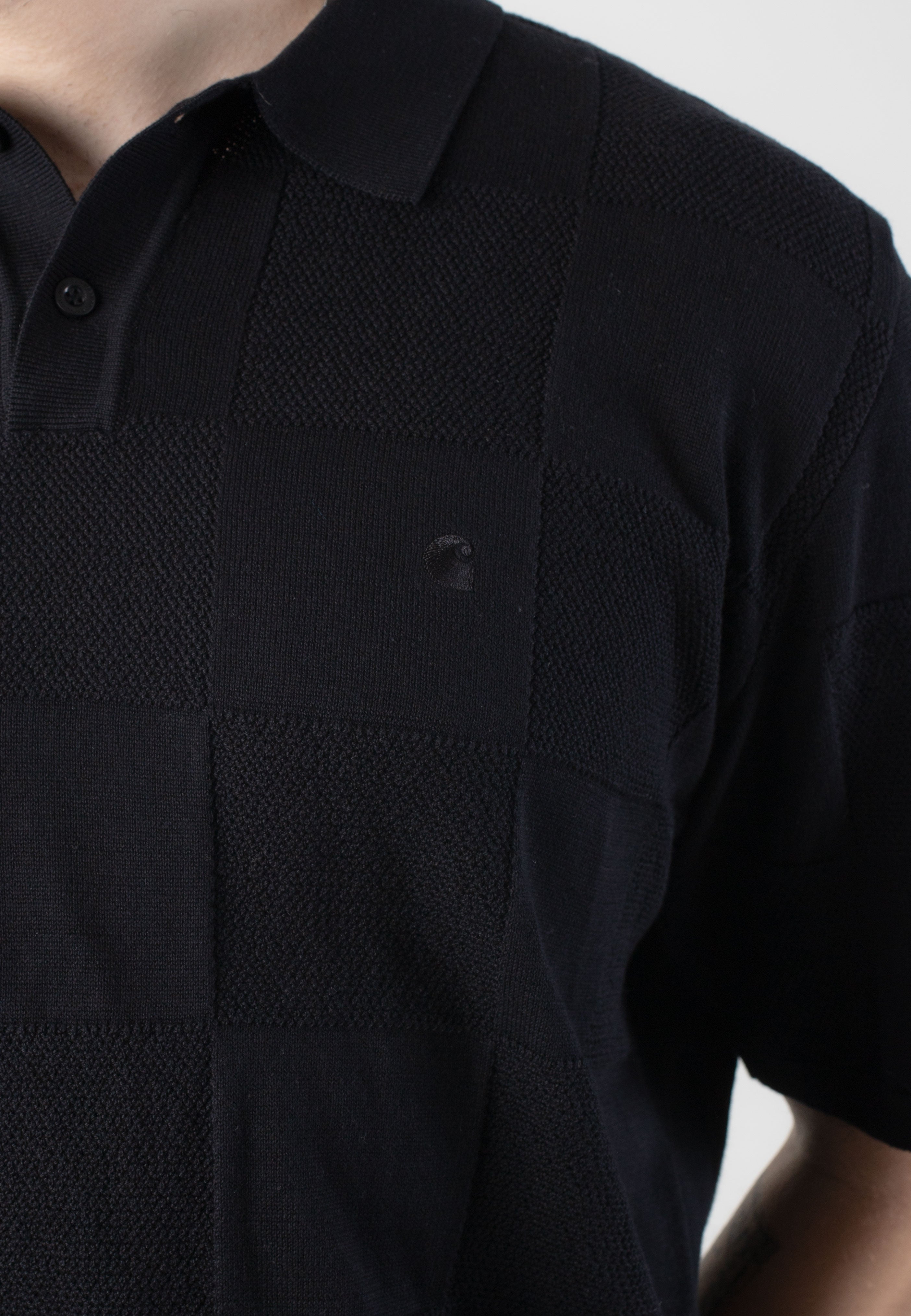 Carhartt WIP - Checker Black - Polo | Men-Image