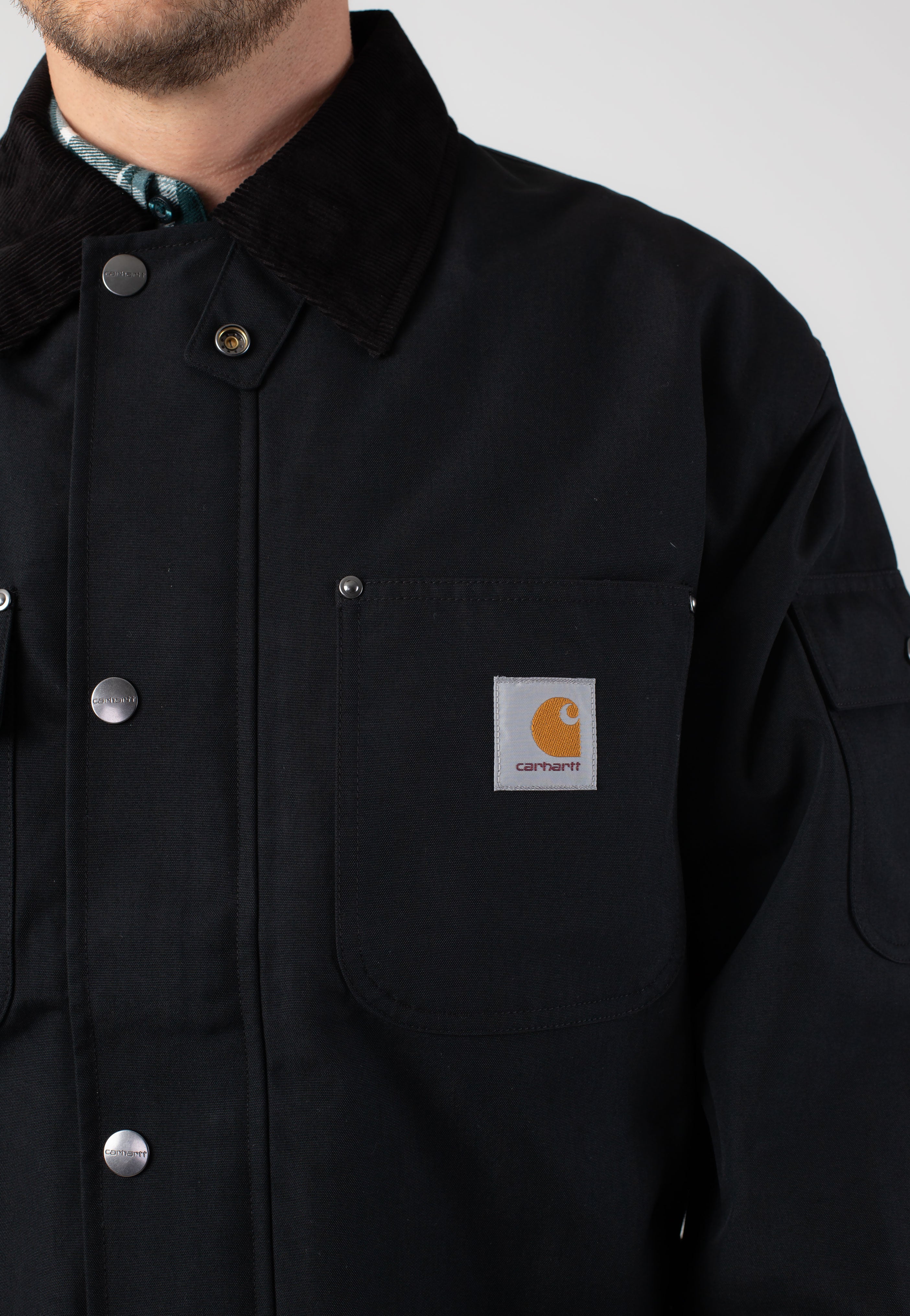 Carhartt WIP Clapton Black/Black - Jacket | Impericon
