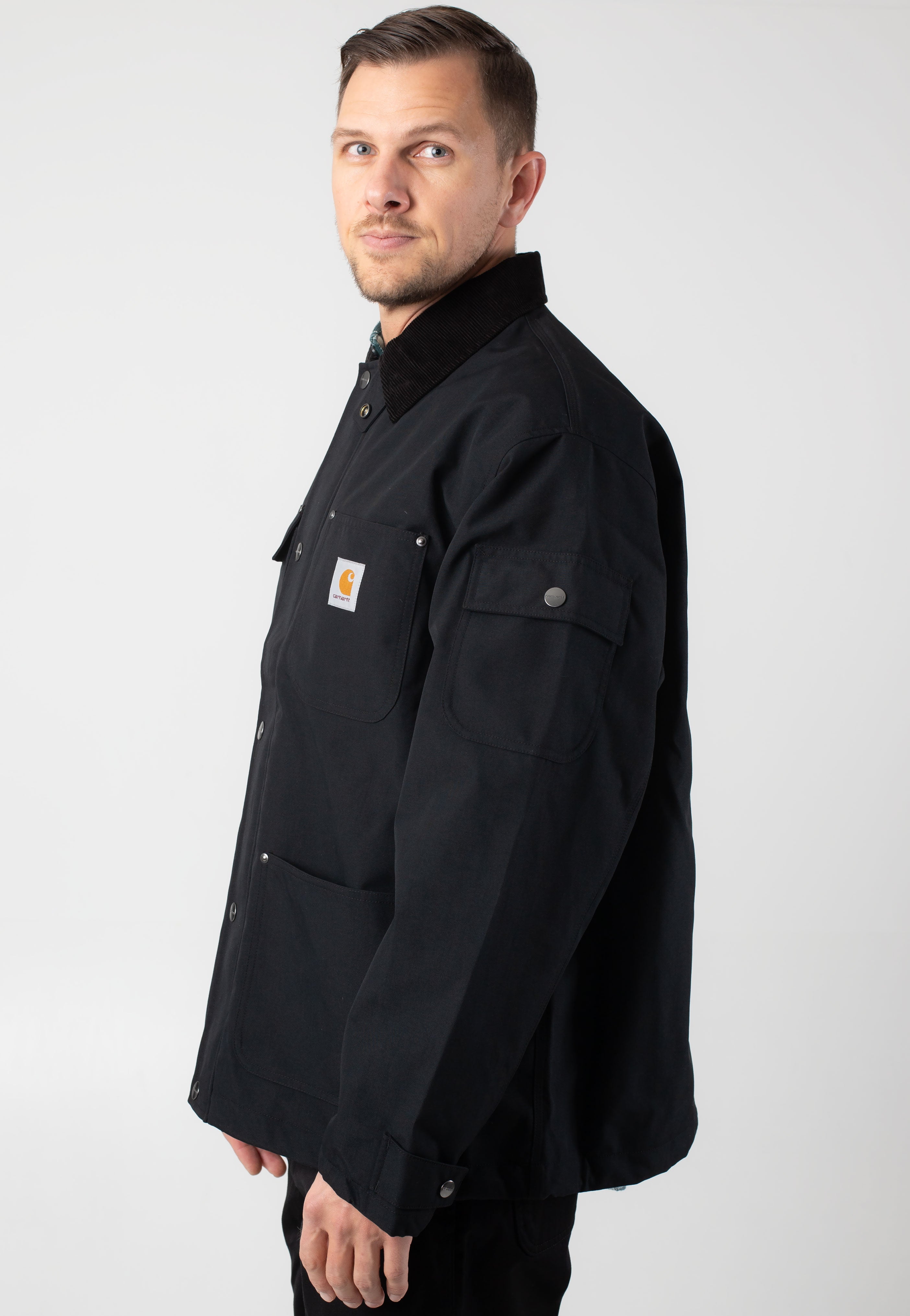 Carhartt WIP - Clapton Black/Black - Jacket | Men-Image