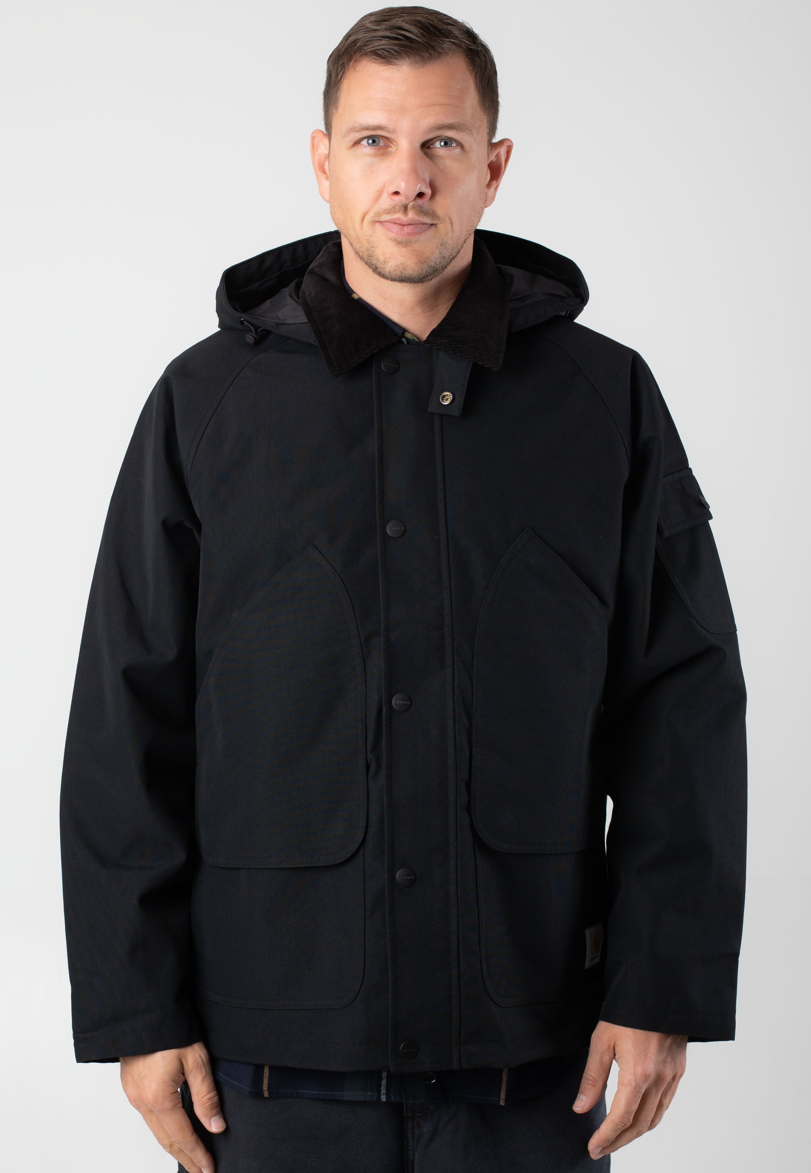 Carhartt WIP - Clarton Black/Black - Jacket | Men-Image