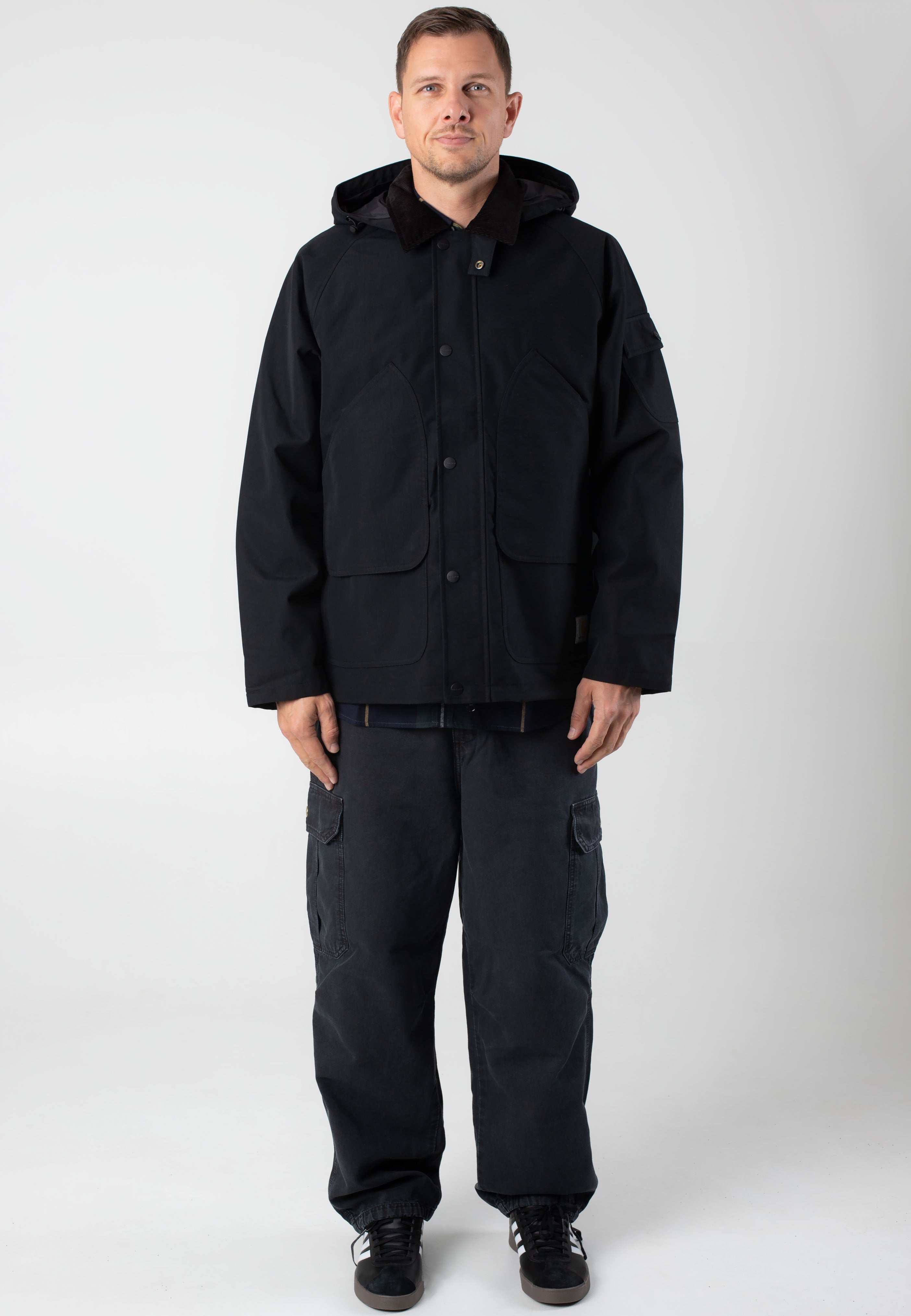 Carhartt WIP - Clarton Black/Black - Jacket | Men-Image