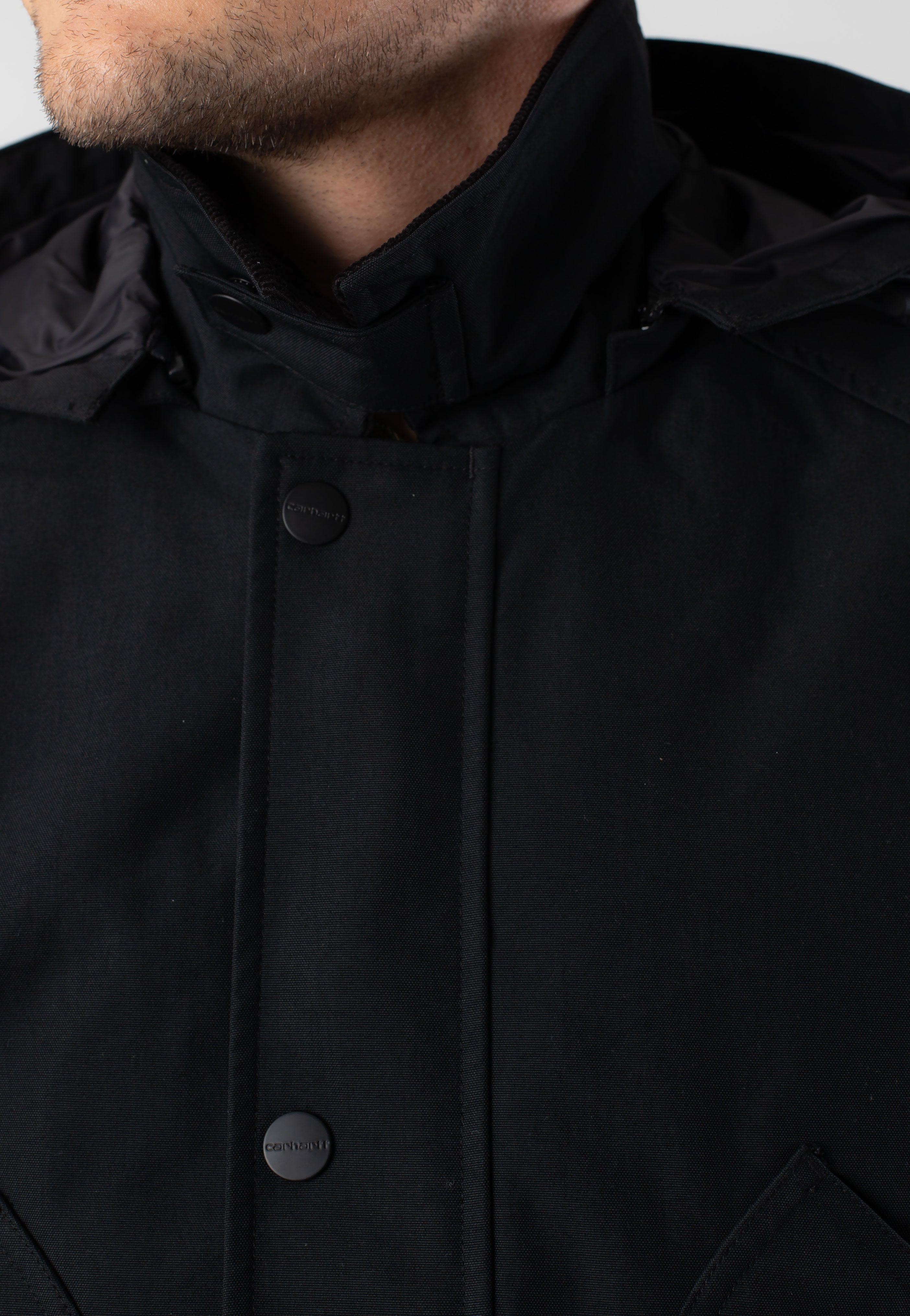Carhartt WIP - Clarton Black/Black - Jacket | Men-Image